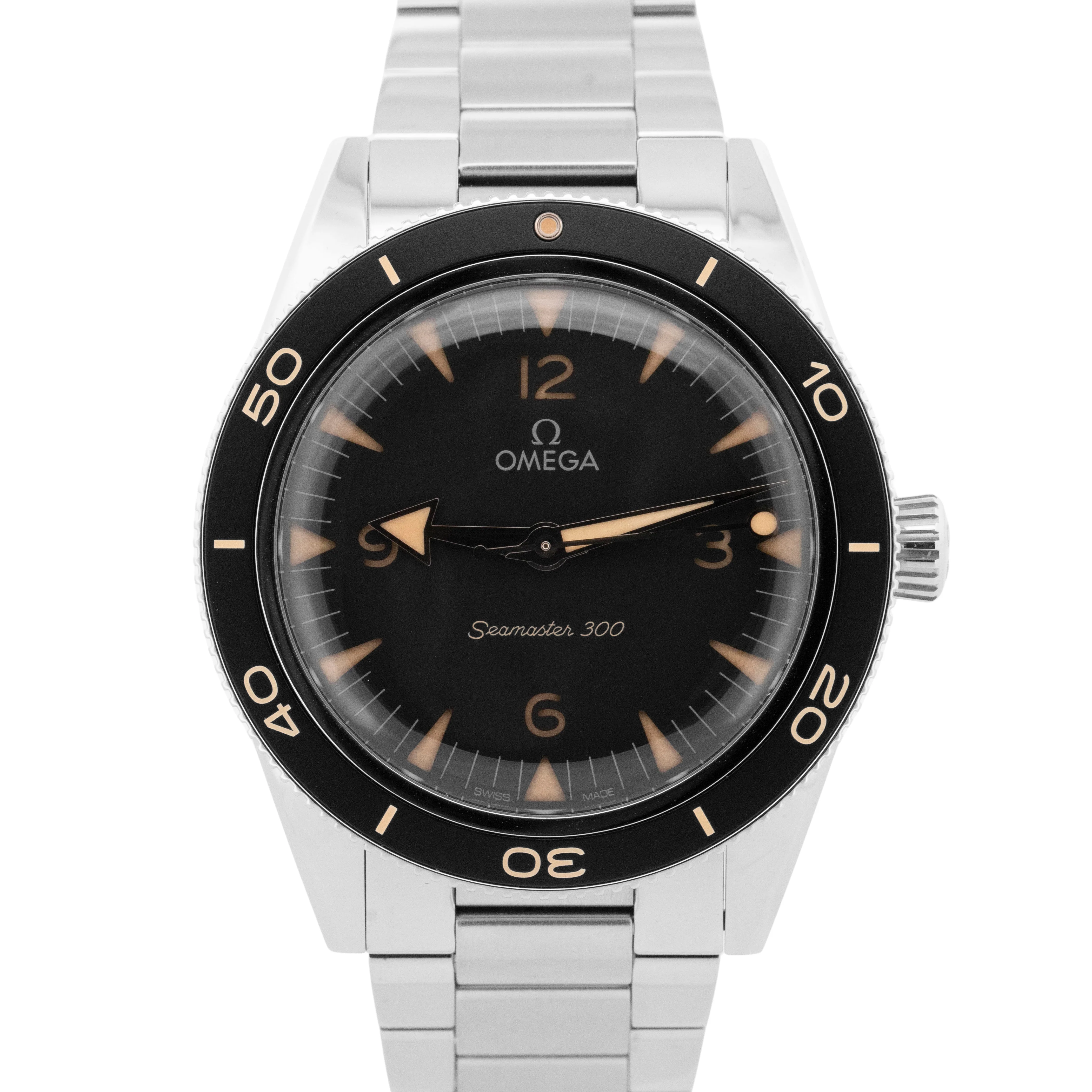 BRAND NEW Omega Seamaster Black 234.30.41.21.01.001 41mm Steel Dive Watch BOX