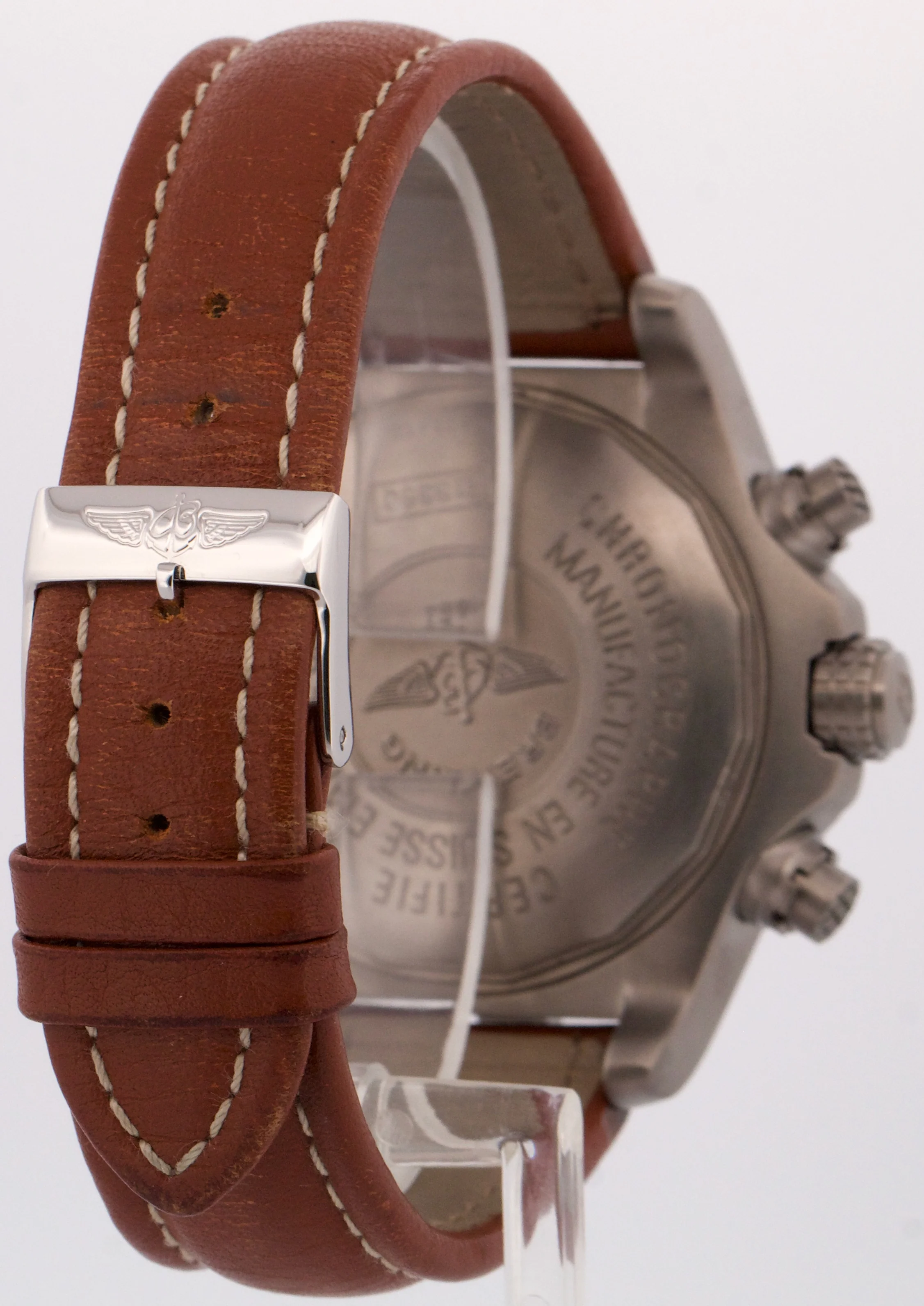 Breitling Avenger Chronograph Titanium 44mm WHITE DIAMOND Automatic E13360 BOX - Image 6