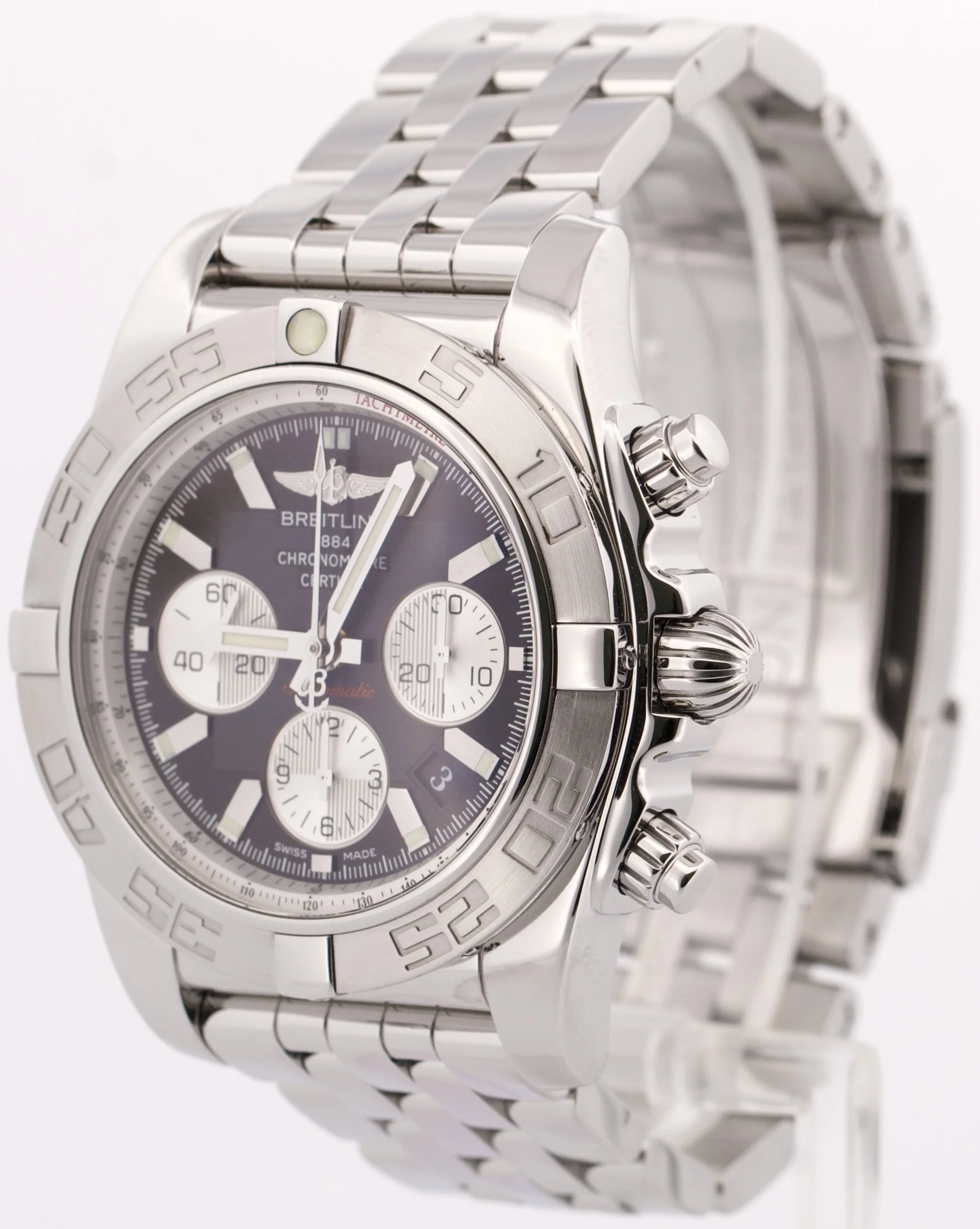 Breitling Chronomat BLACK Stainless Steel Chronograph Automatic 44mm AB0110 - Image 3
