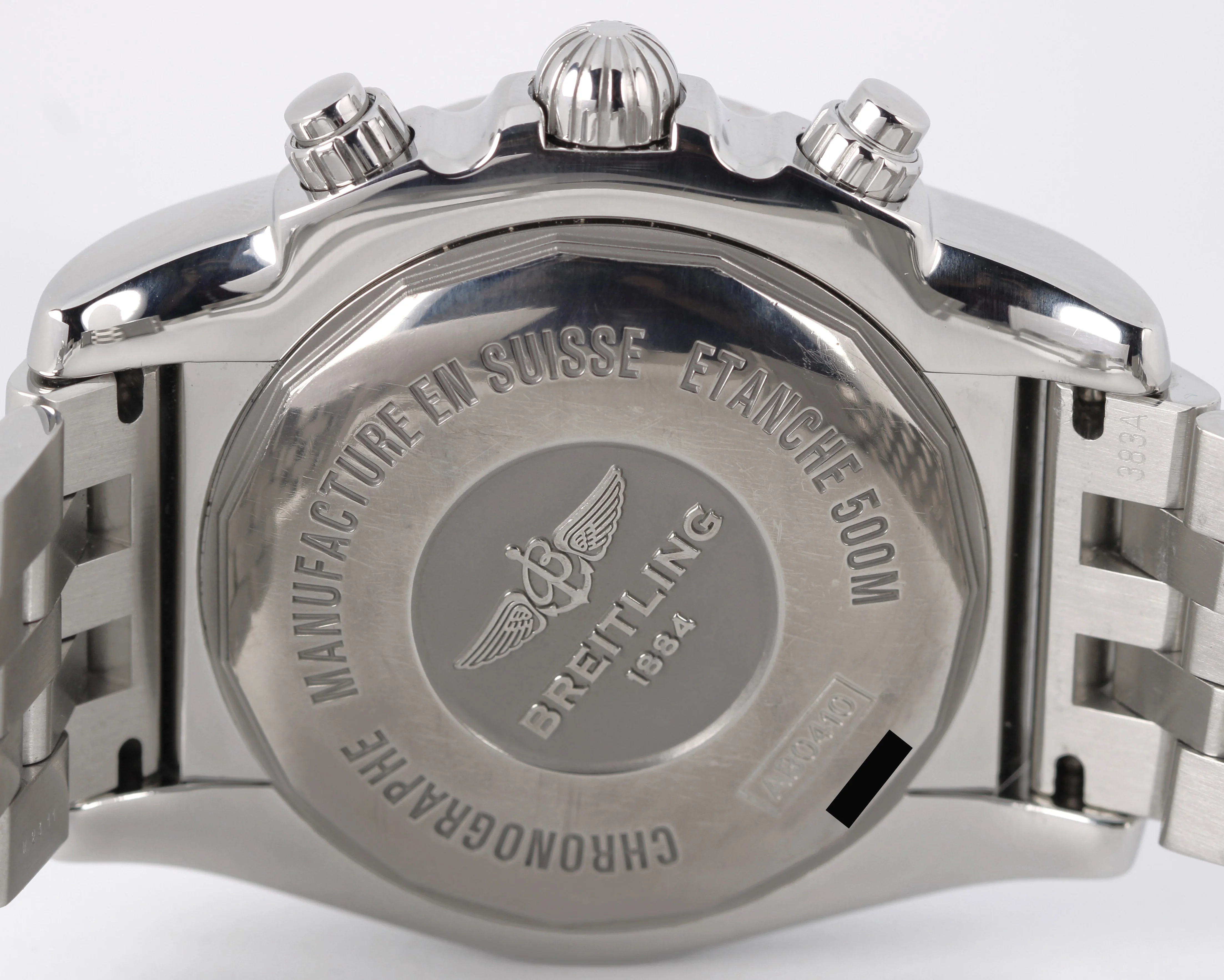 Breitling Chronomat GMT Stainless Steel Gray 47mm AB0410 Watch - Image 8