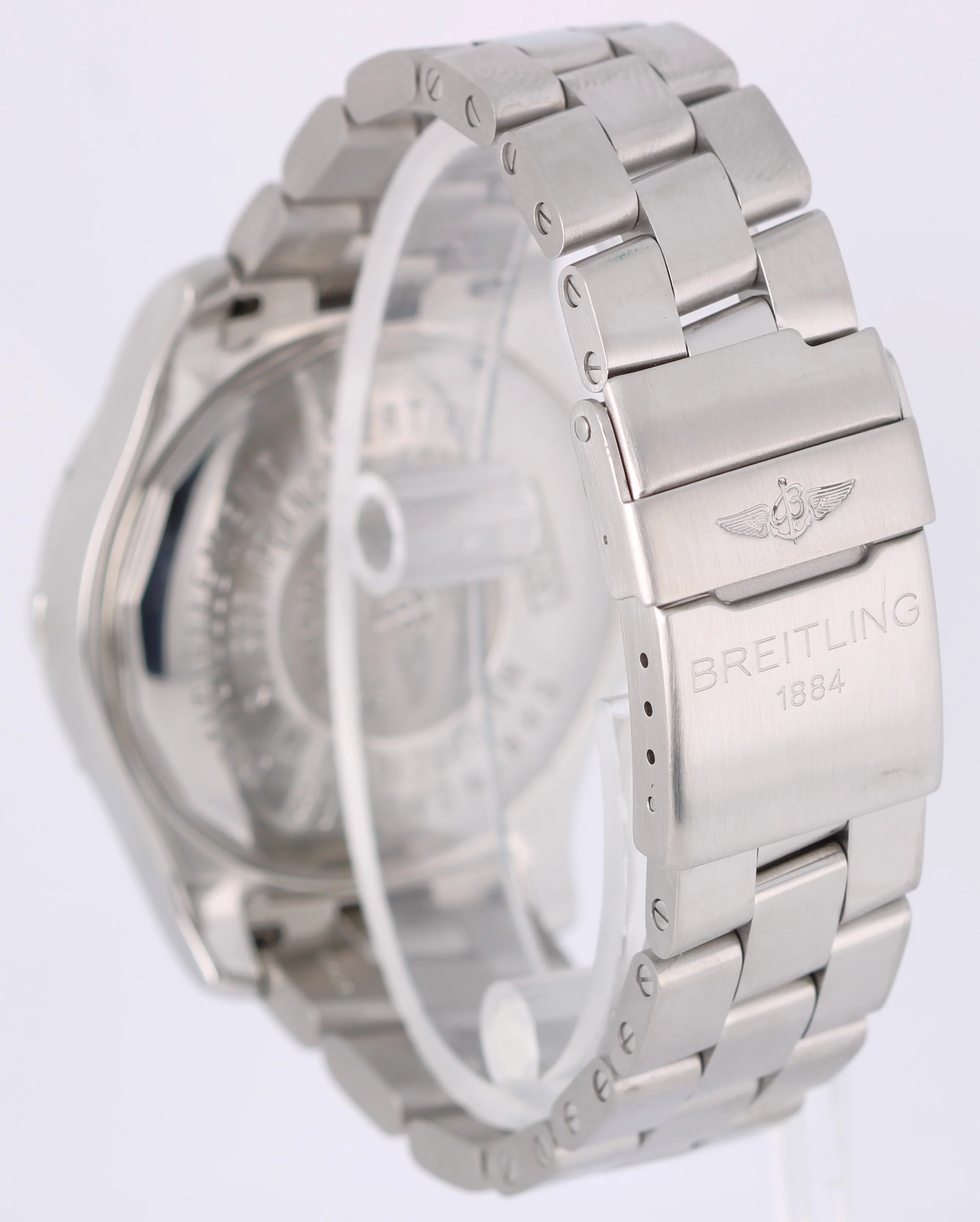 Breitling COLT Chronometer Stainless Steel Quartz Black 41mm A74380 Watch - Image 6