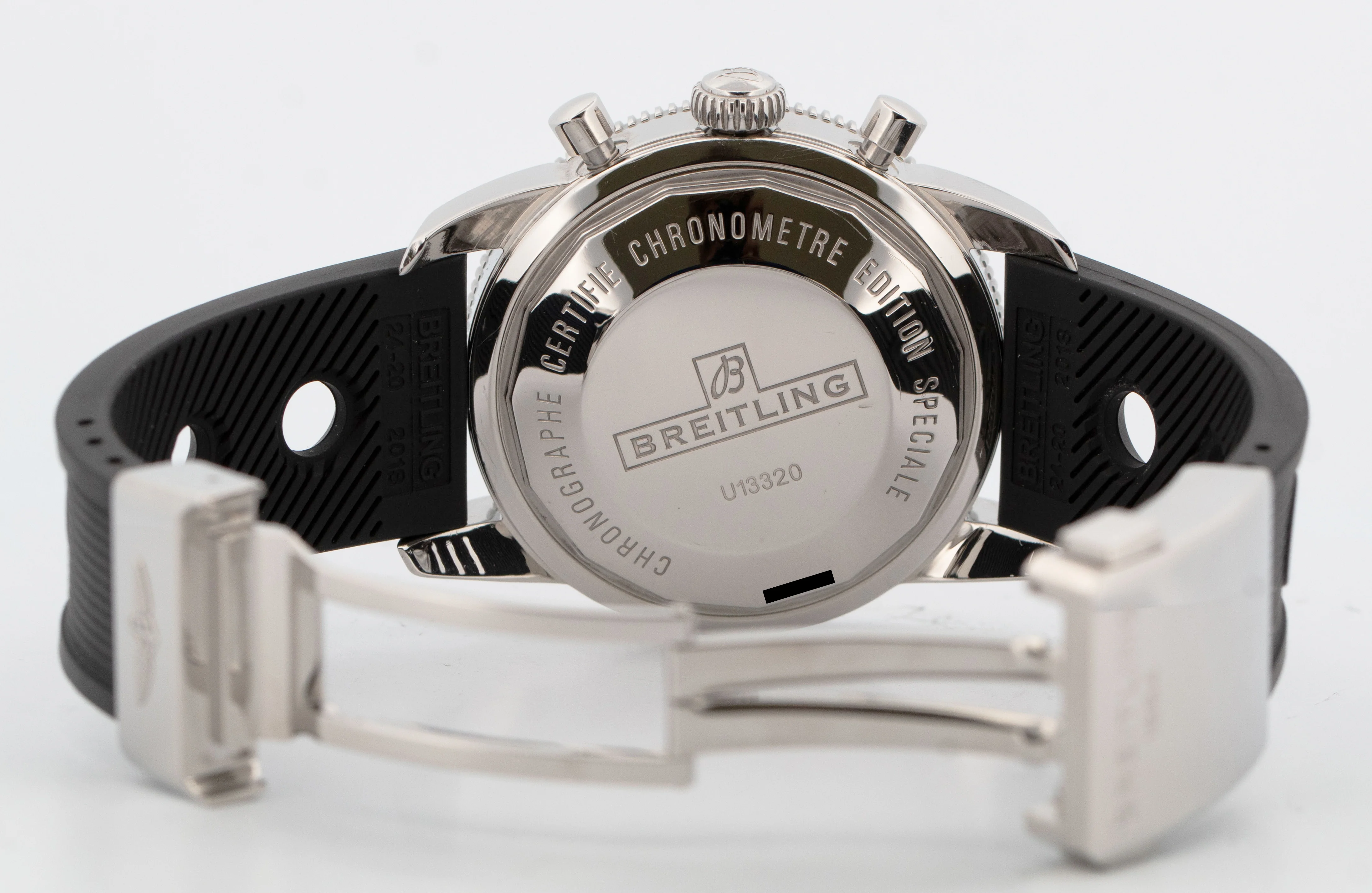 Breitling Superocean 46mm Stainless Steel 18K Rose Gold U13320 Rubber Watch BOX - Image 6