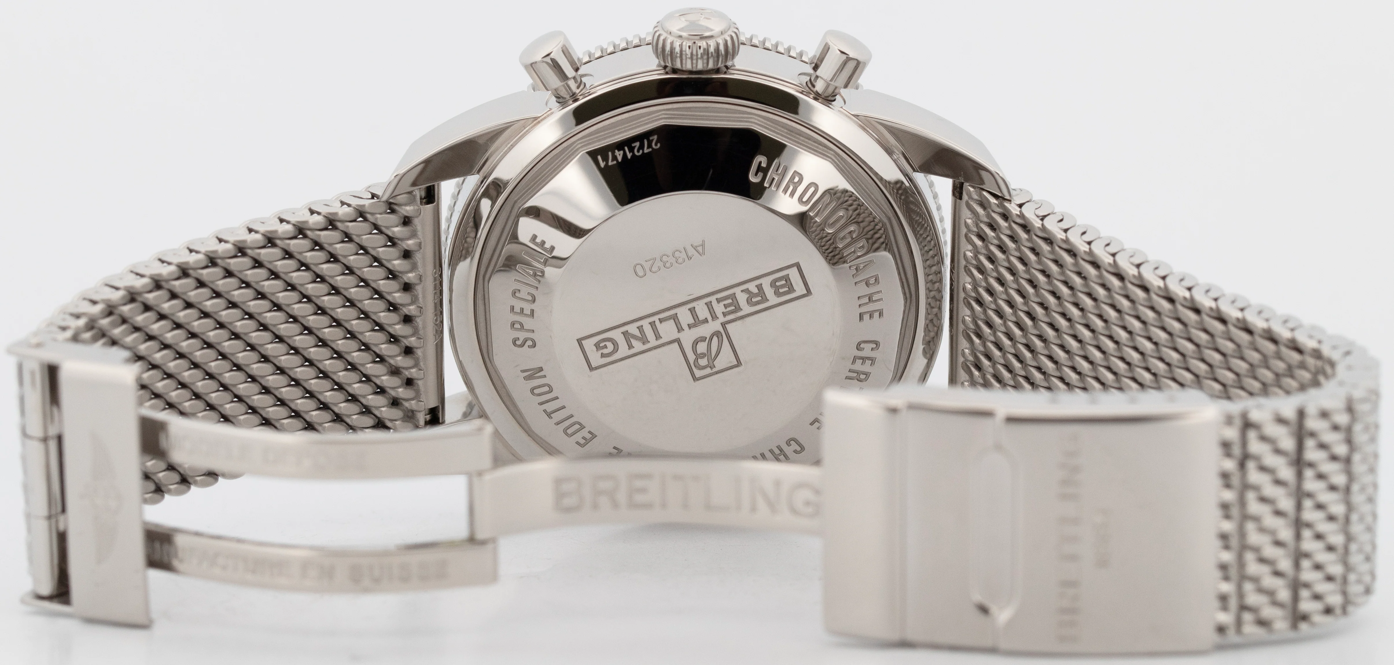 Breitling Superocean Heritage Chrono Black Stainless Steel 44mm Watch A13320 - Image 9
