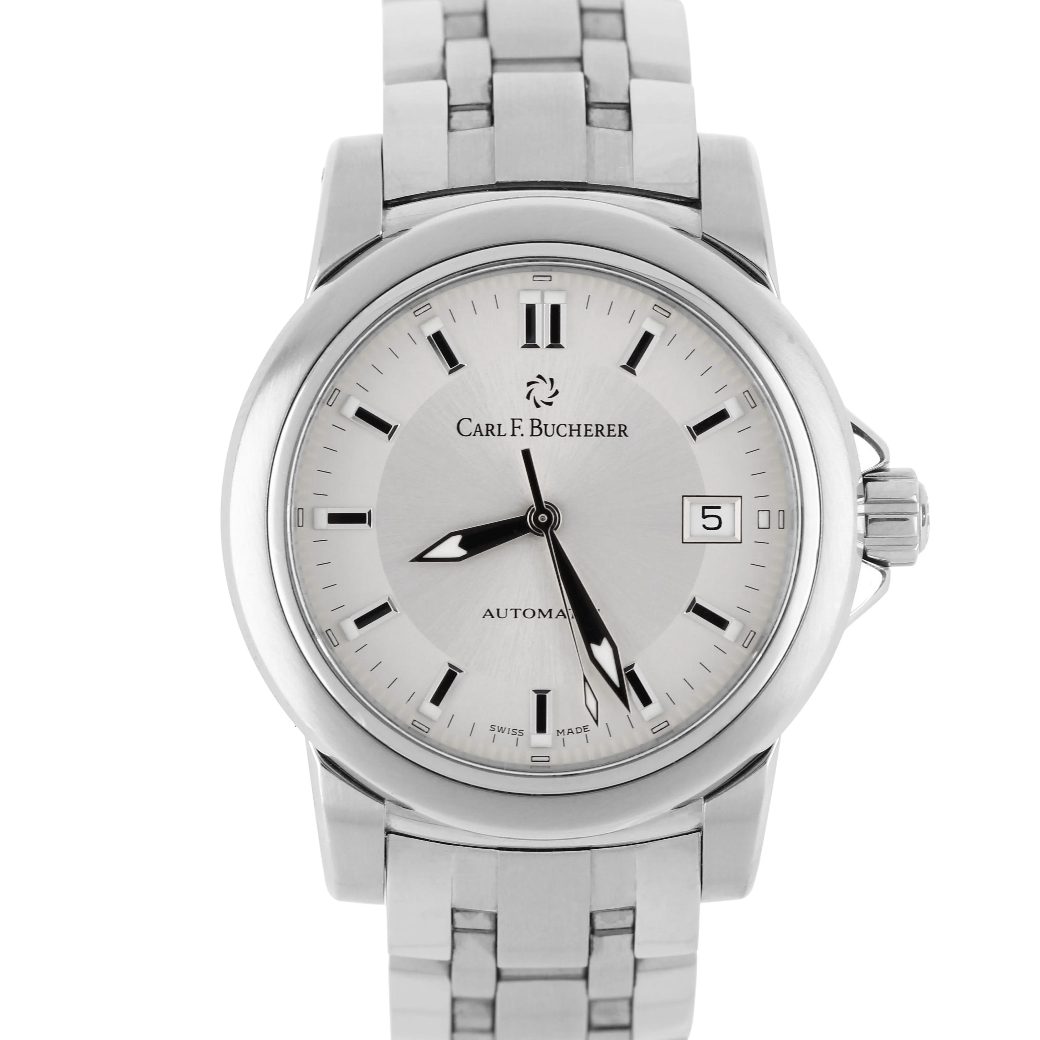 Carl F. Bucherer Patravi Stainless Steel Silver 38mm 10617.08A Automatic Watch