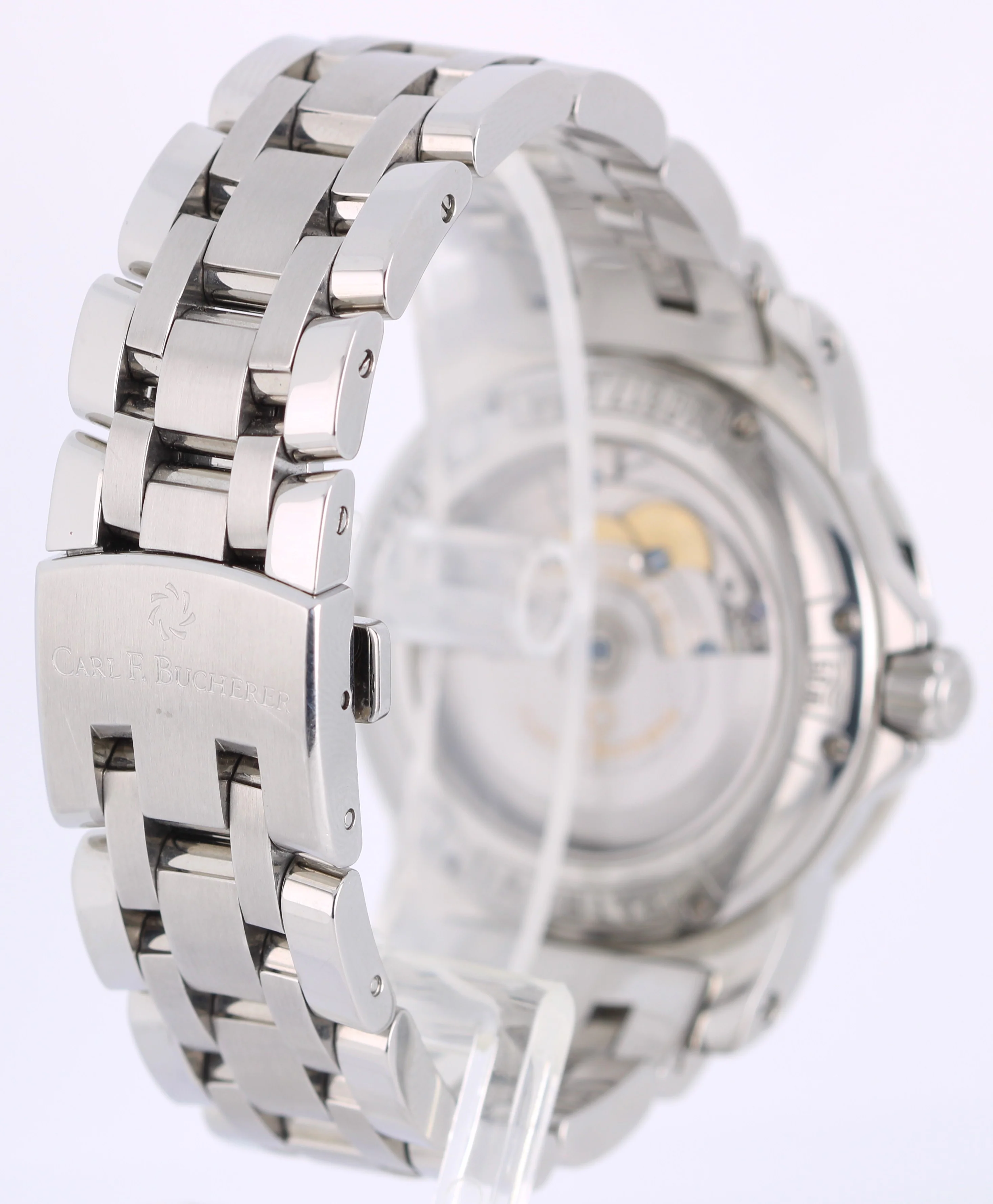 Carl F. Bucherer Patravi Stainless Steel Silver 38mm 10617.08A Automatic Watch - Image 5