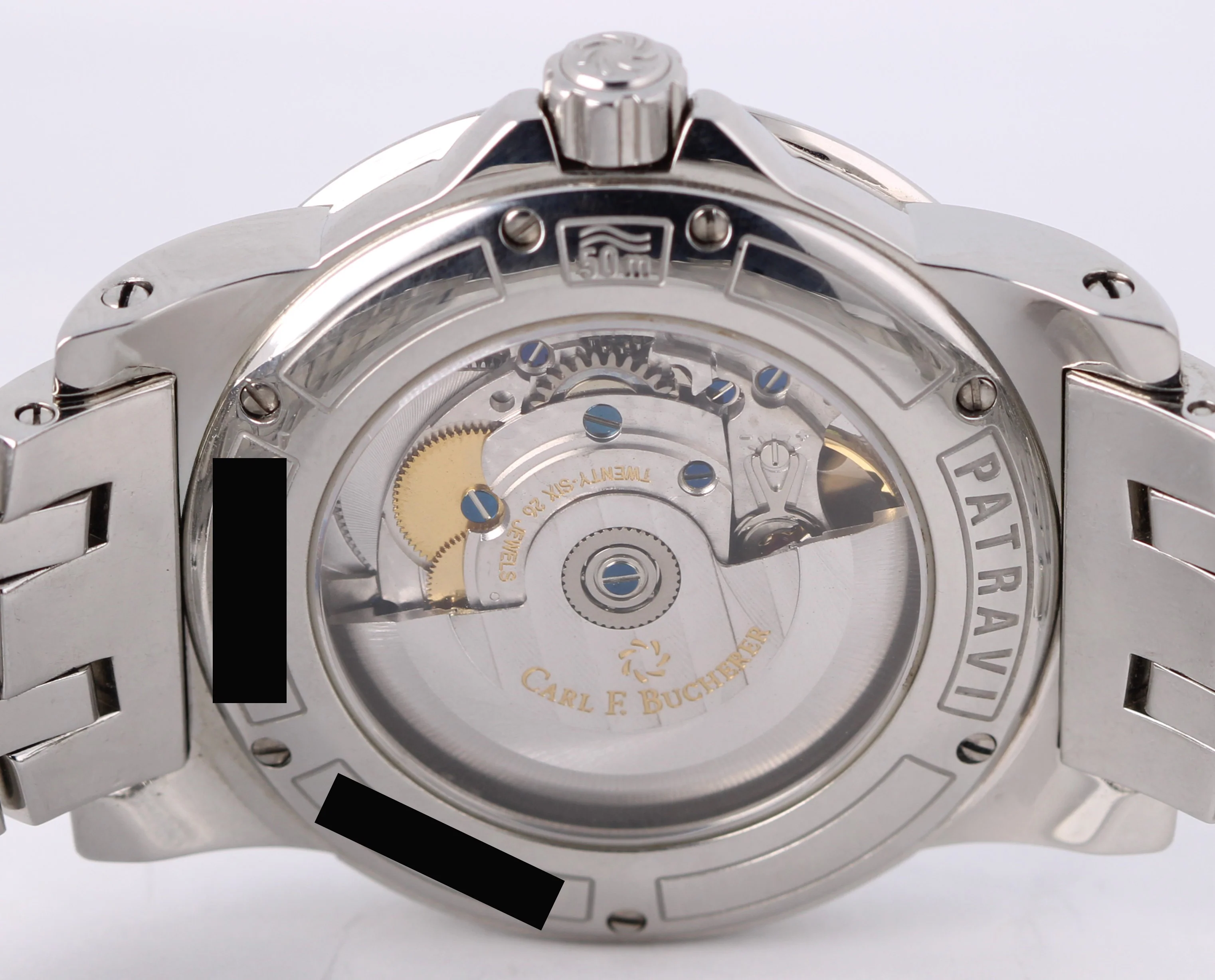 Carl F. Bucherer Patravi Stainless Steel Silver 38mm 10617.08A Automatic Watch - Image 9