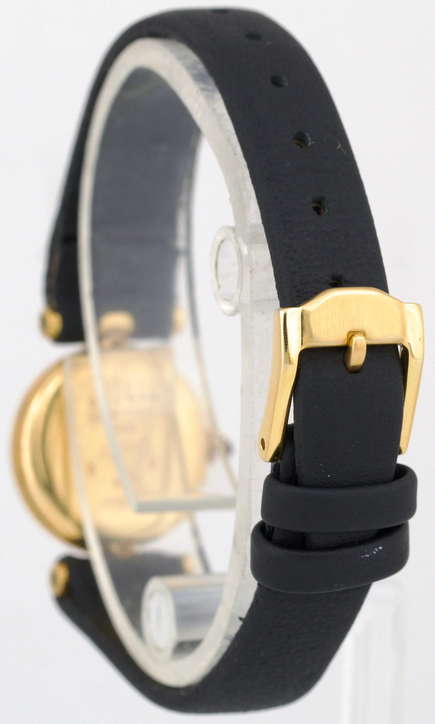 Cartier Mini Vendome 18K Yellow Gold WHITE Quartz 27mm x 19mm 866010 Watch - Image 5
