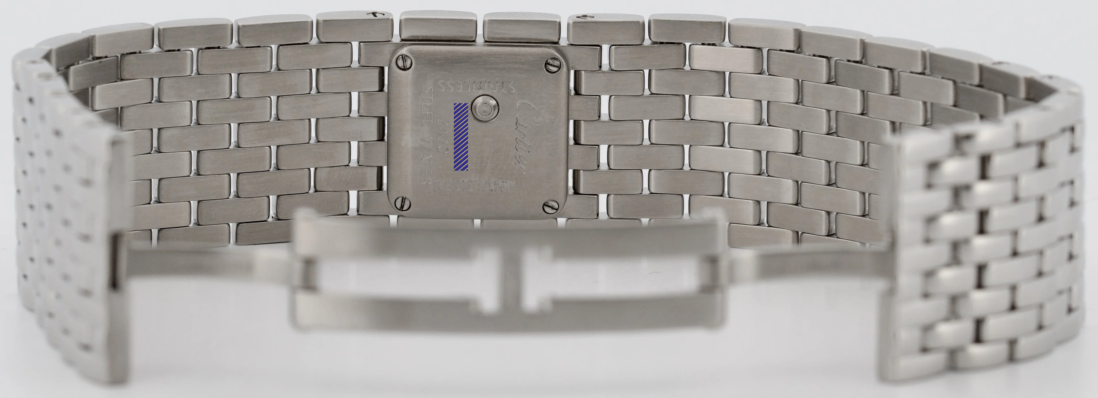 Cartier Panthere Ruban MOTHER OF PEARL Steel Quartz 21mm W61001T9 / 2420 Watch - Image 8