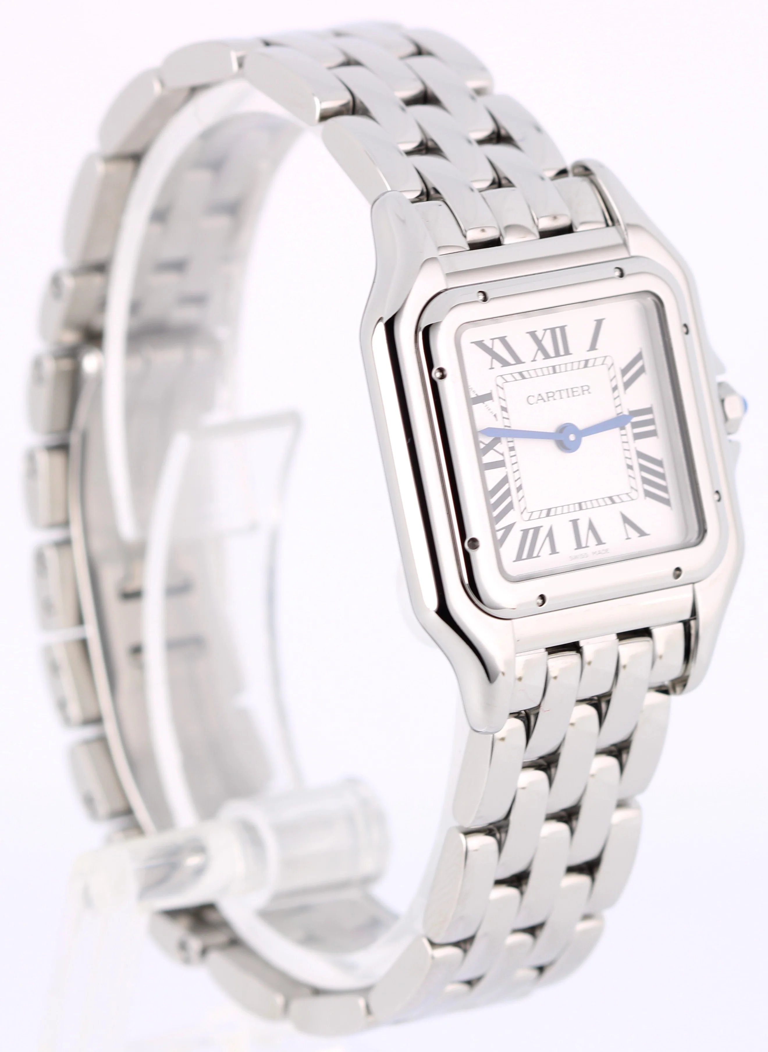 Cartier Panthere Silver Roman 27mm Quartz Steel 4016 WSPN0007 Watch BOX - Image 4