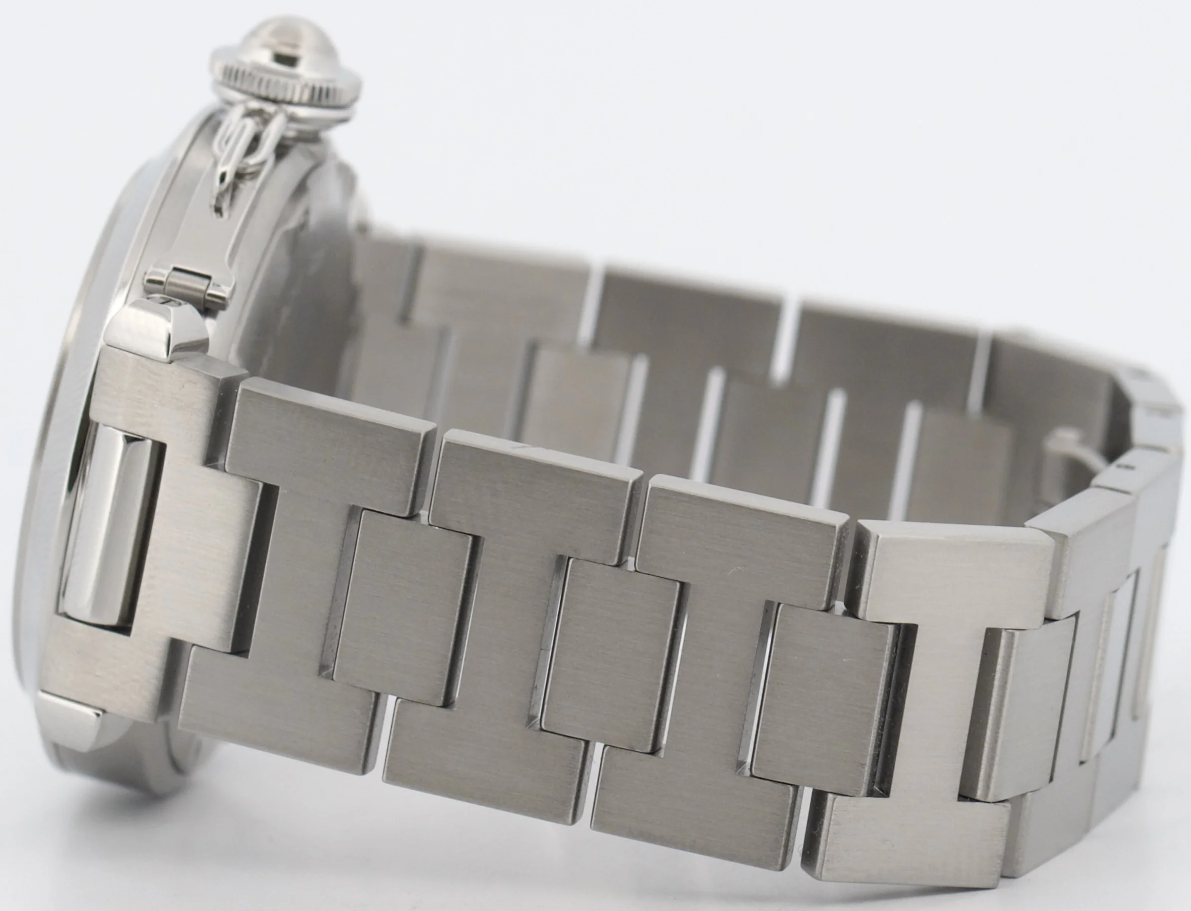 Cartier Pasha 35mm WHITE ARABIC Stainless Steel Automatic Watch 2475 / W31055M7 - Image 7