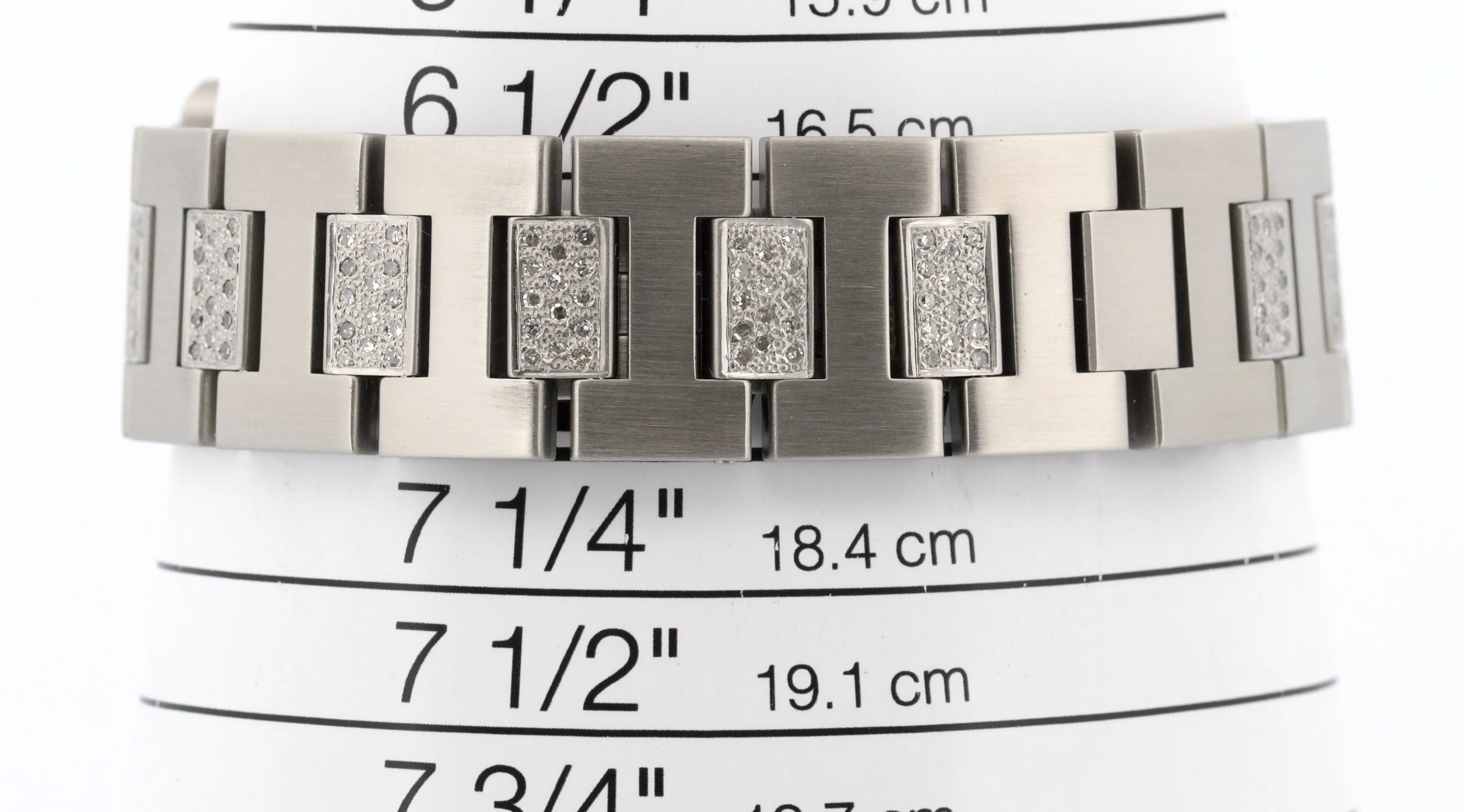 Cartier Pasha WHITE DIAMOND Stainless Steel Arabic Date 35mm 2324 W31015M7 Watch - Image 9