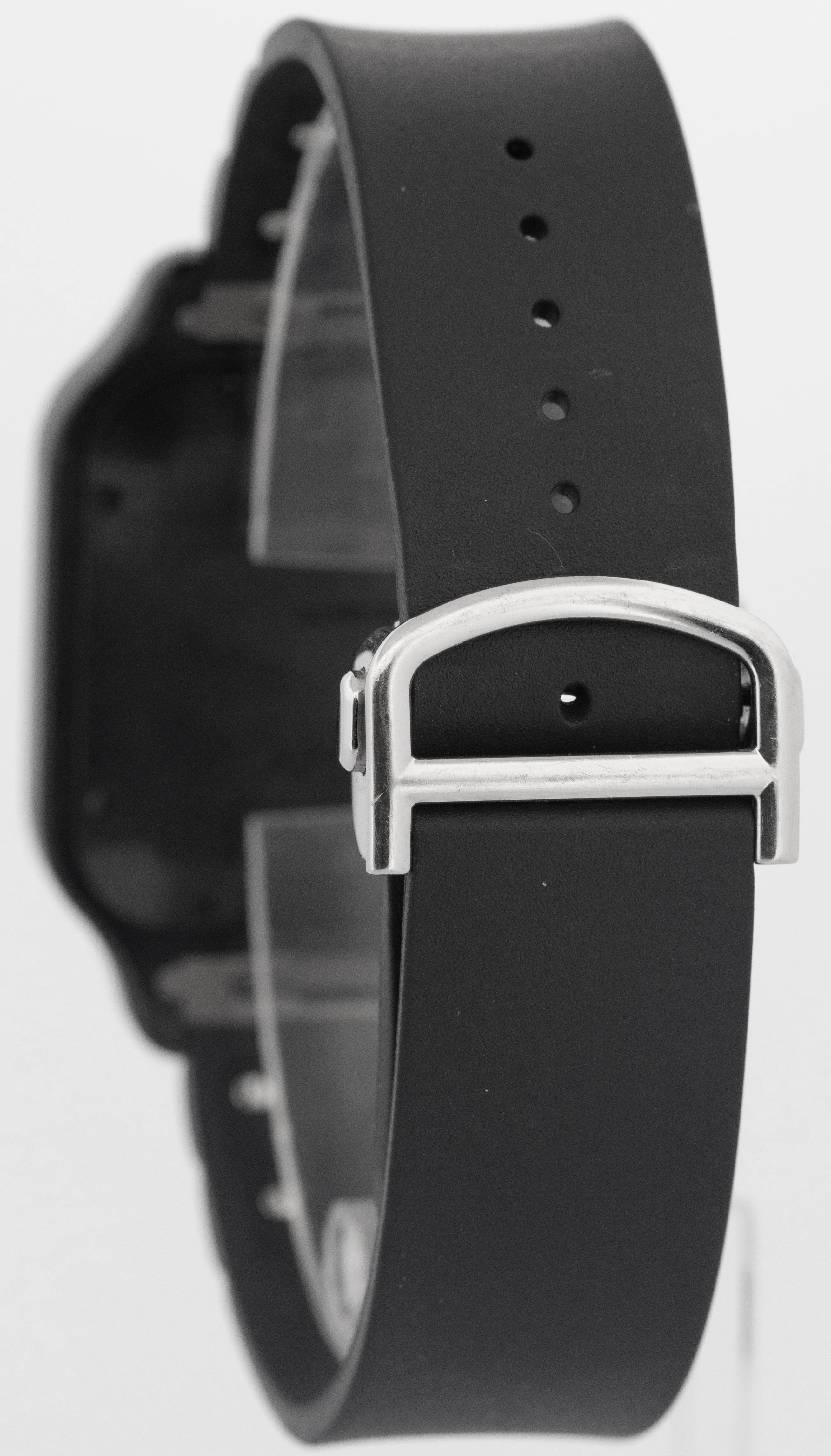 Cartier Santos 39.8mm ADLC Black Stainless Steel 4072 Watch WSSA0039 - Image 6