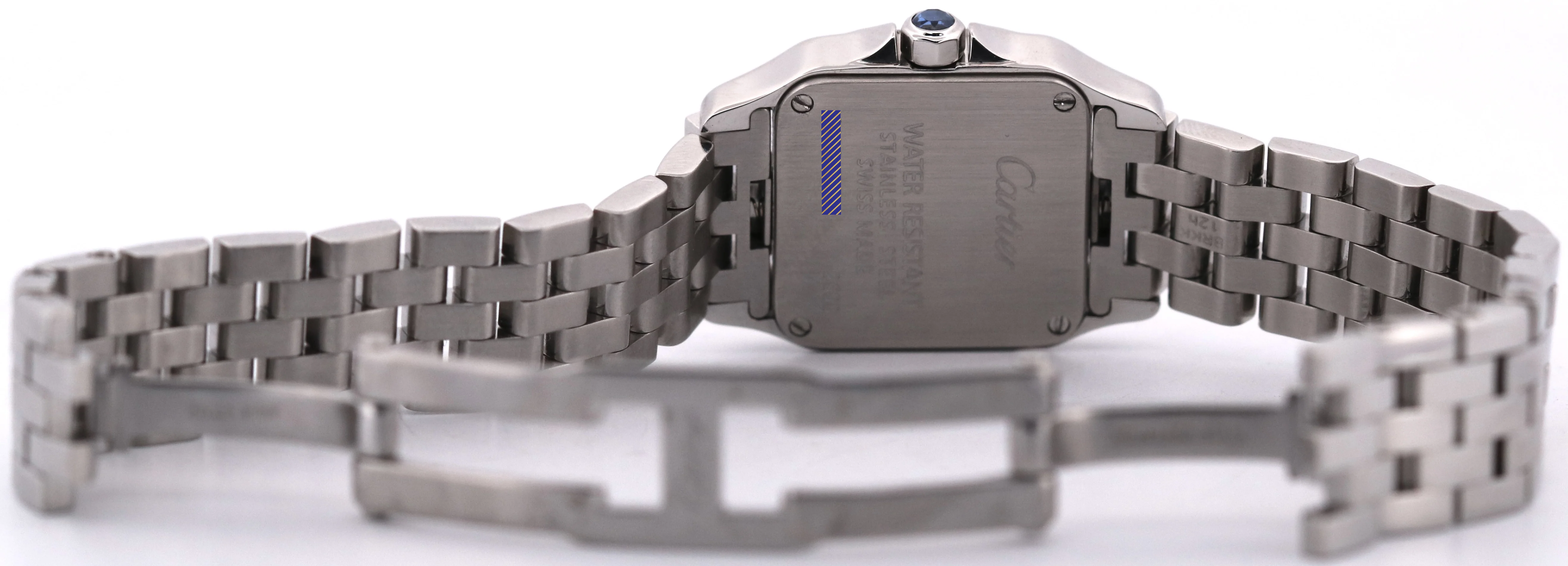 Cartier Santos Demoiselle 20mm IVORY ROMAN Stainless Steel Quartz W25065Z5 2698 - Image 10