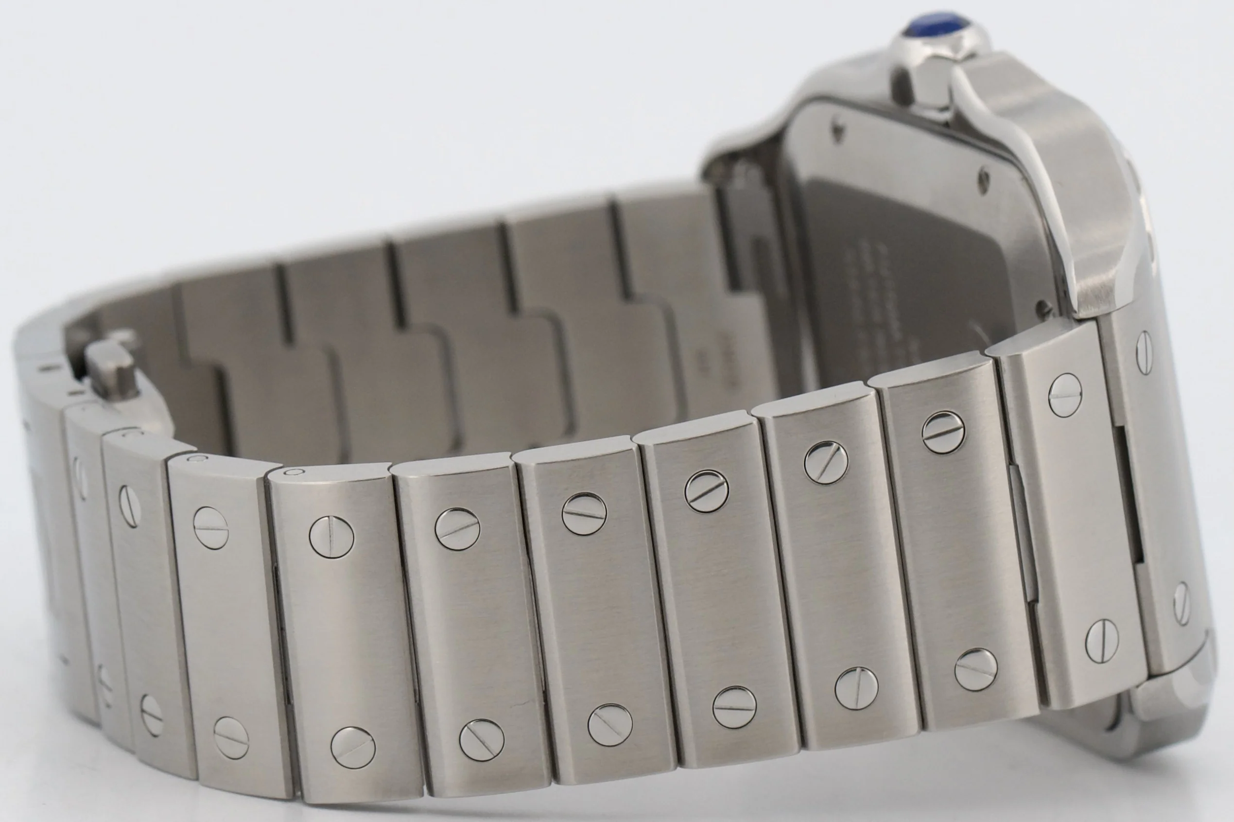 Cartier Santos WHITE ROMAN Stainless Steel 39.8mm Automatic 4072 WSSA0018 Watch - Image 8