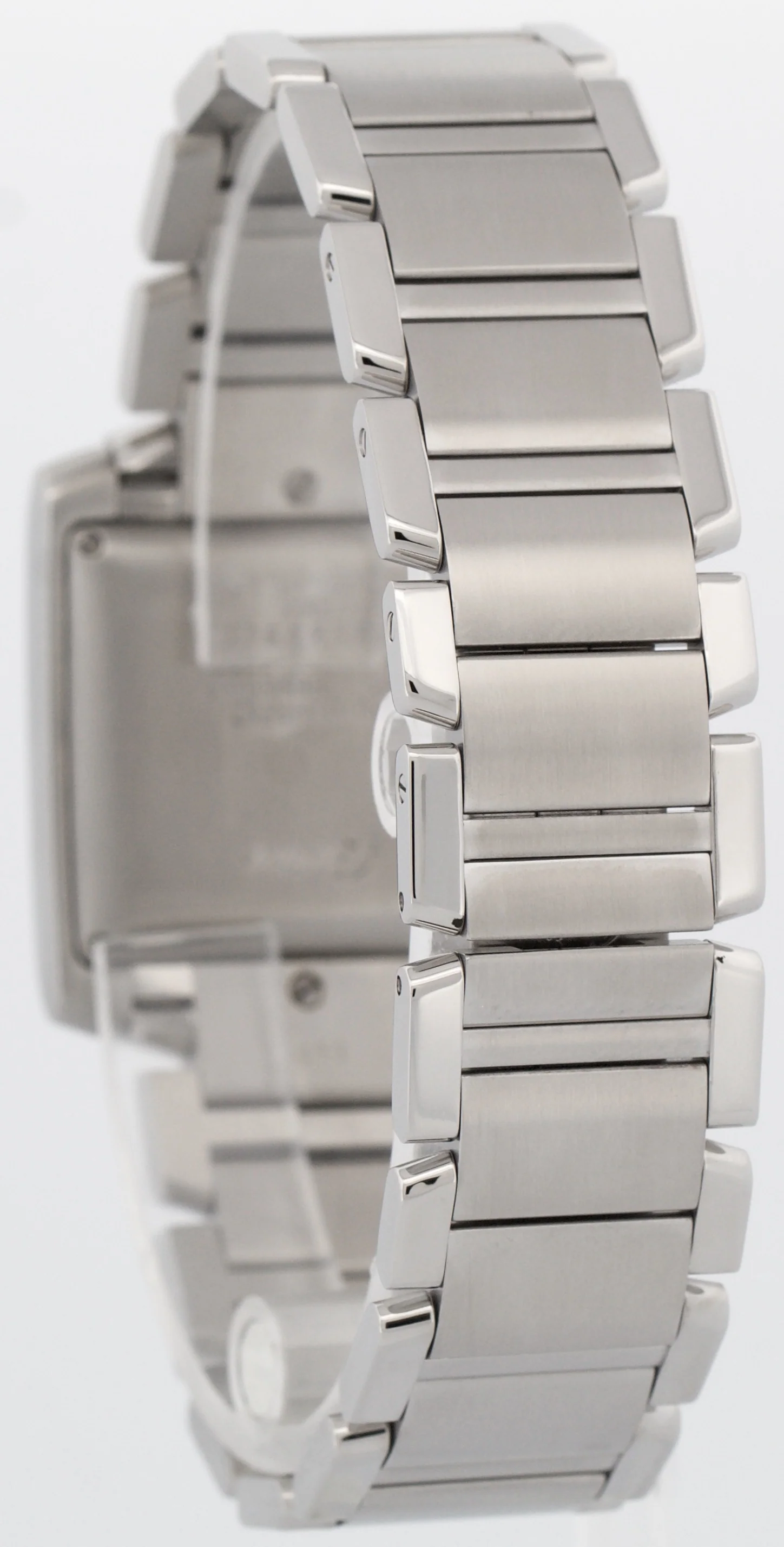 Cartier Tank Francaise Stainless Steel WHITE ROMAN Automatic 28mm 2302 W51002Q3 - Image 5