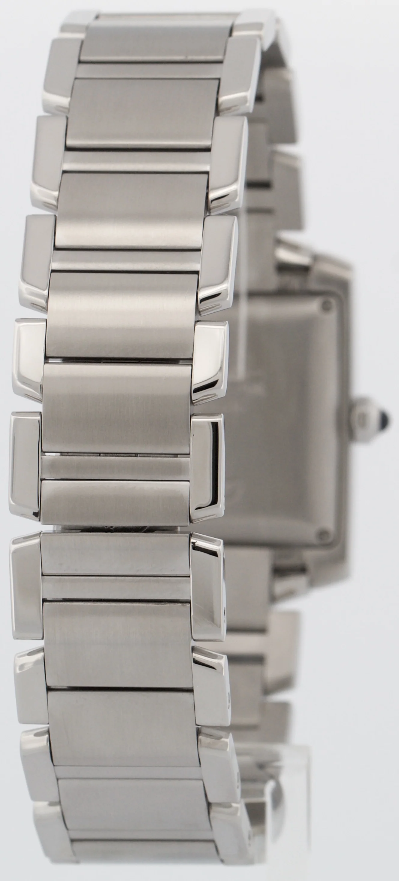 Cartier Tank Francaise Stainless Steel WHITE ROMAN Automatic 28mm 2302 W51002Q3 - Image 6