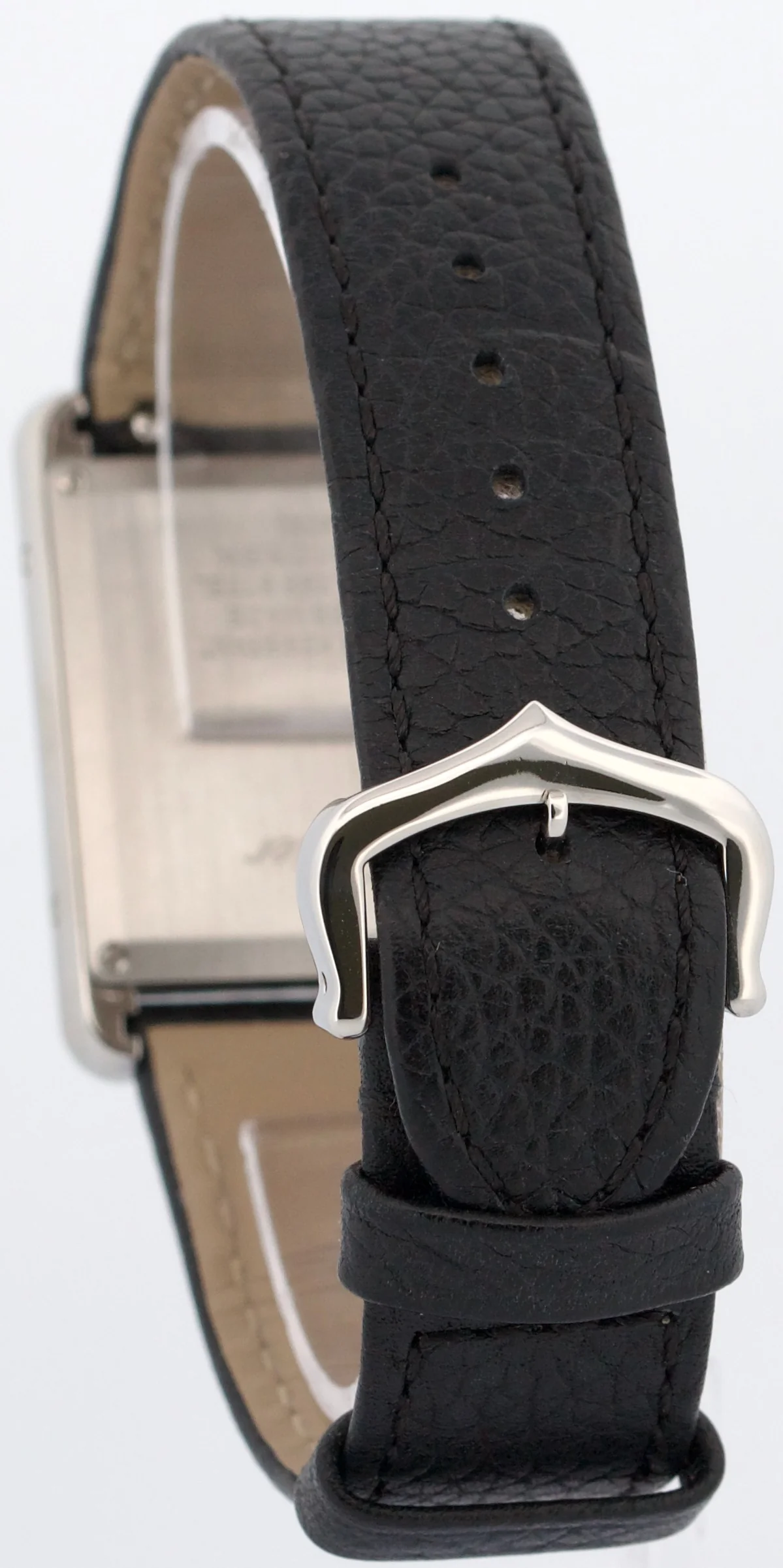 Cartier Tank Must Large SILVER Leather Quartz 25.5mm Steel WSTA0041 Watch 4323 - Image 5