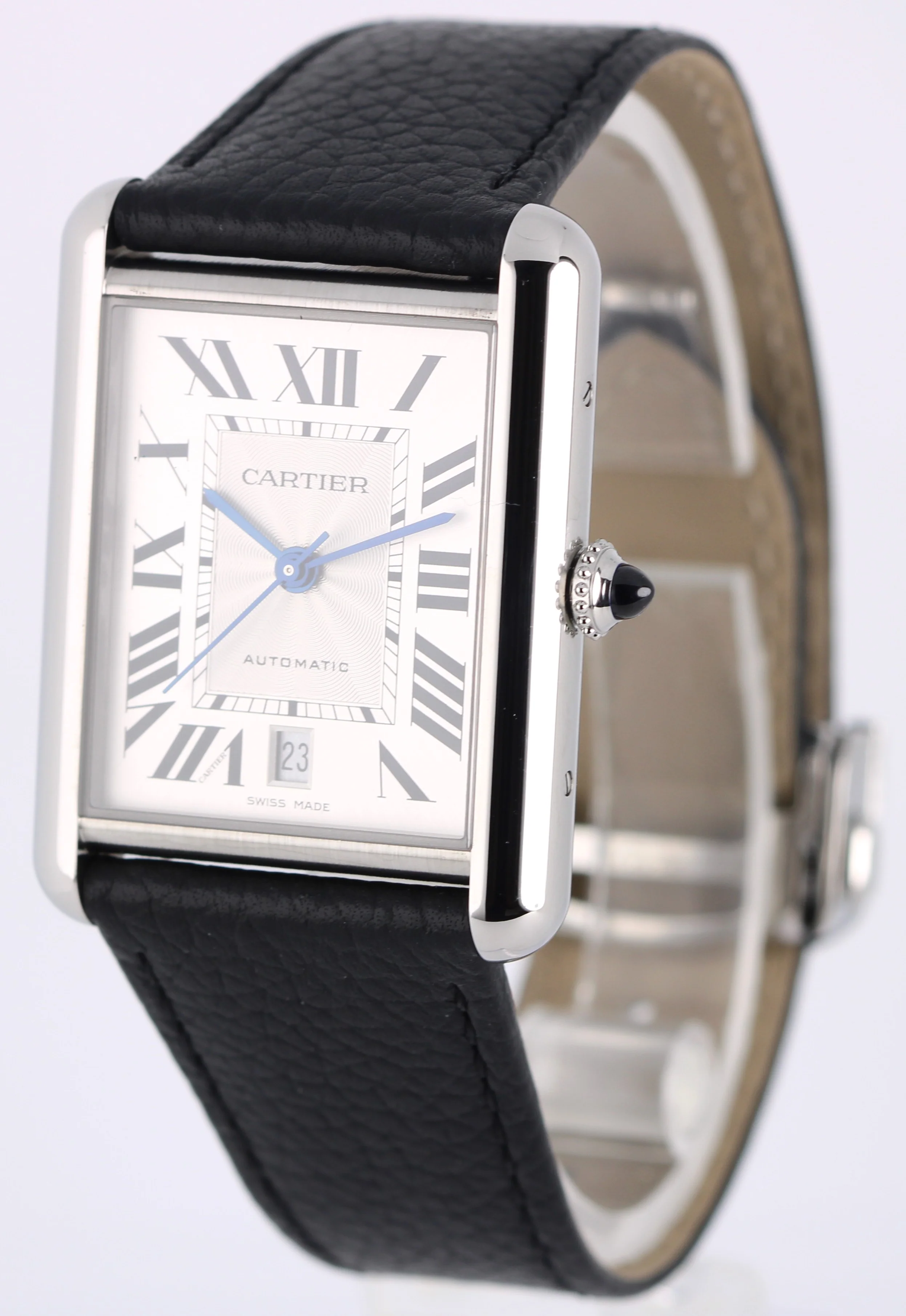 Cartier Tank Must PAPERS Steel Silver 41mmX31mm WSTA0141 4324 Leather Watch BOX - Image 3