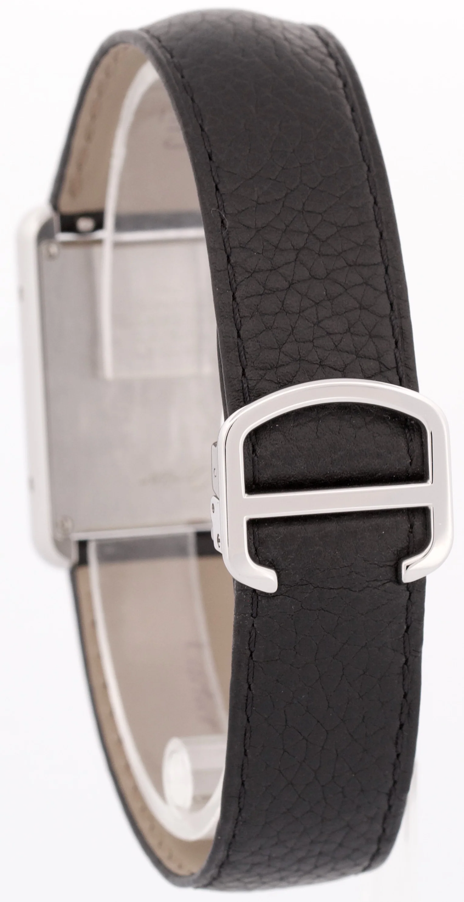 Cartier Tank Solo Large Stainless Steel Roman Quartz Leather 3169 / W5200014 BOX - Image 5