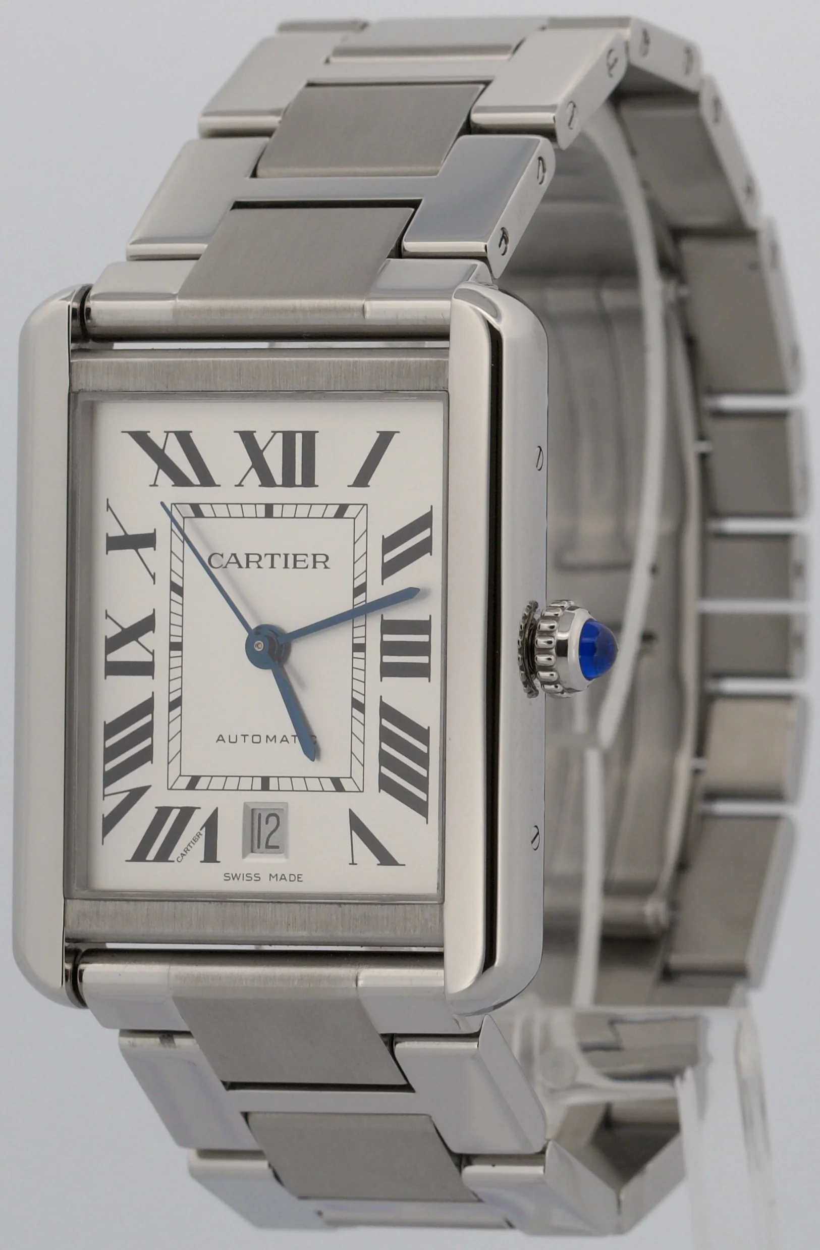 Cartier Tank Solo XL Steel SILVER Roman 31mm x 41mm Automatic 3515 W5200027 - Image 4
