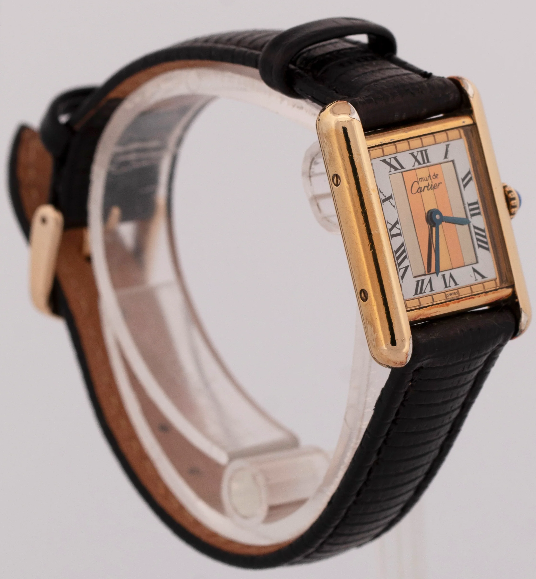 Cartier Tank Vermeil Yellow Gold Silver Trinity Quartz 24mm Watch 5057001 Watch - Image 2