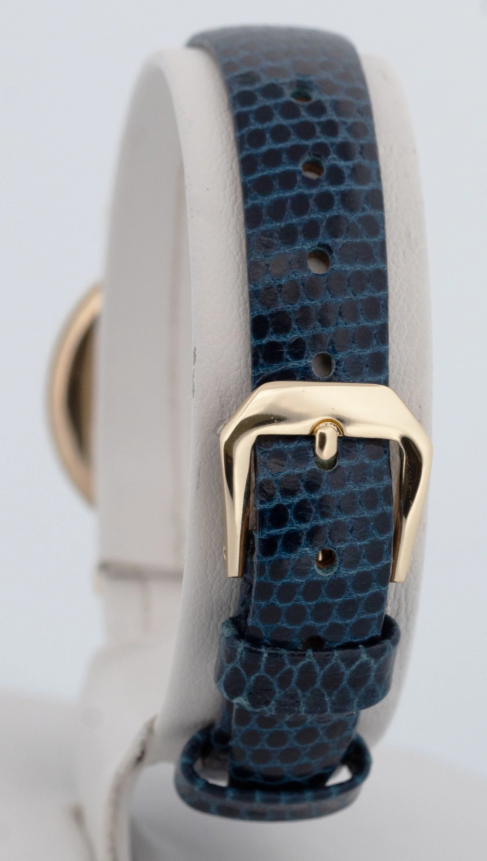 Cartier Vendome Yellow Gold Blue Lapis Vermeil Quartz 24mm 47436757 Watch - Image 5