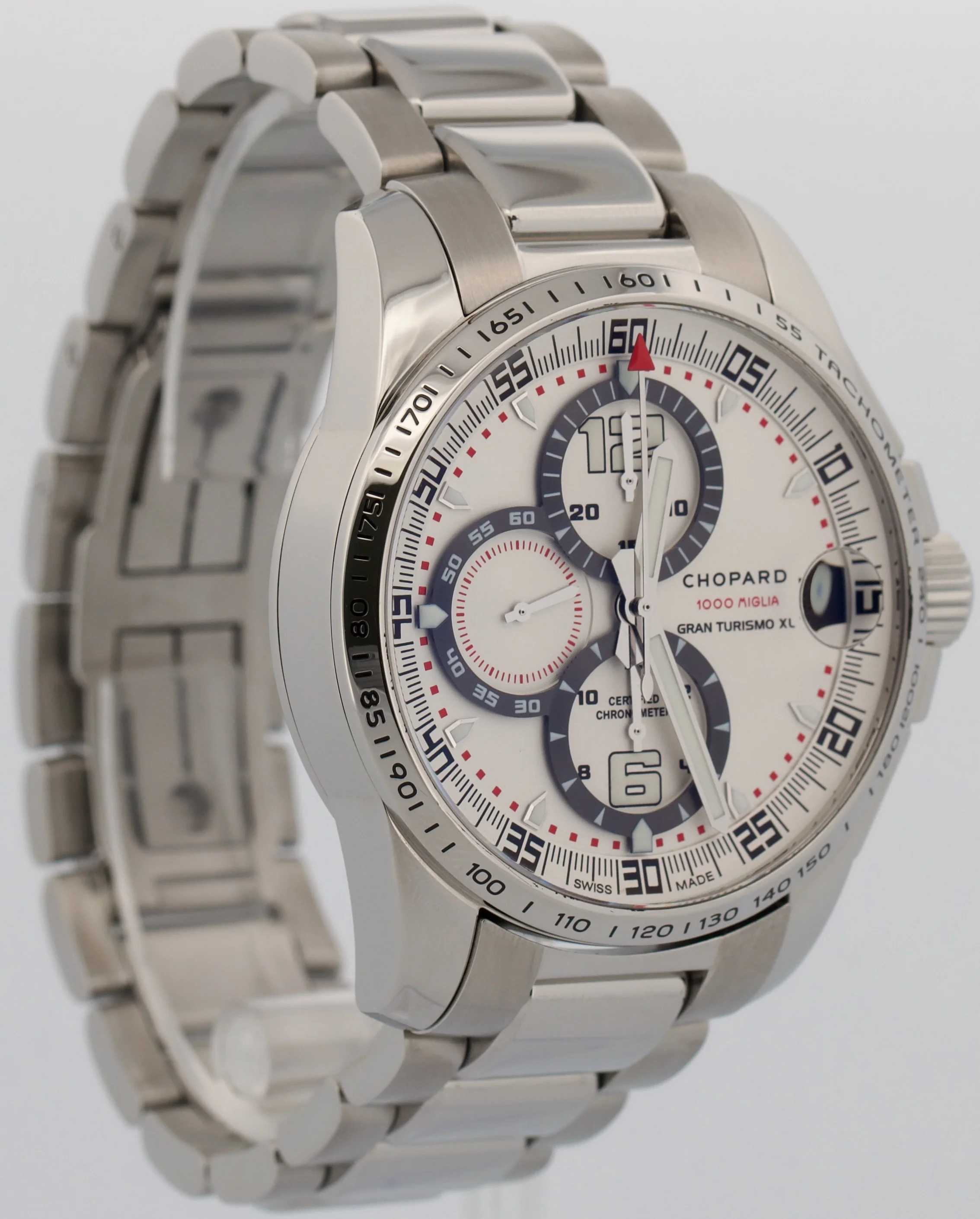 Chopard Mille Miglia Gran Turismo XL Chronograph Steel SILVER 44mm 8459 Watch - Image 4
