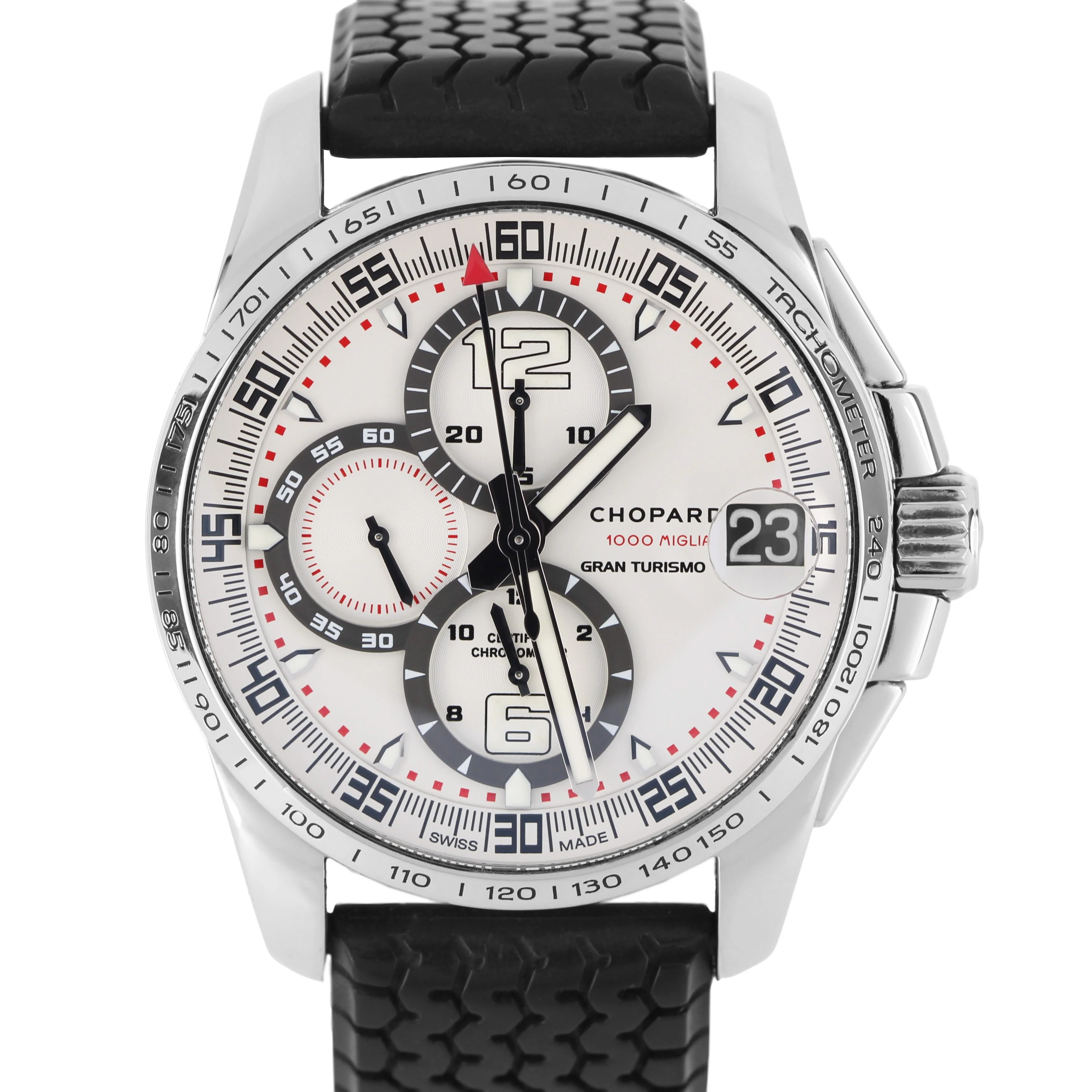 Chopard Mille Miglia Gran Turismo XL Chronograph Steel Silver 44mm 8459 Watch