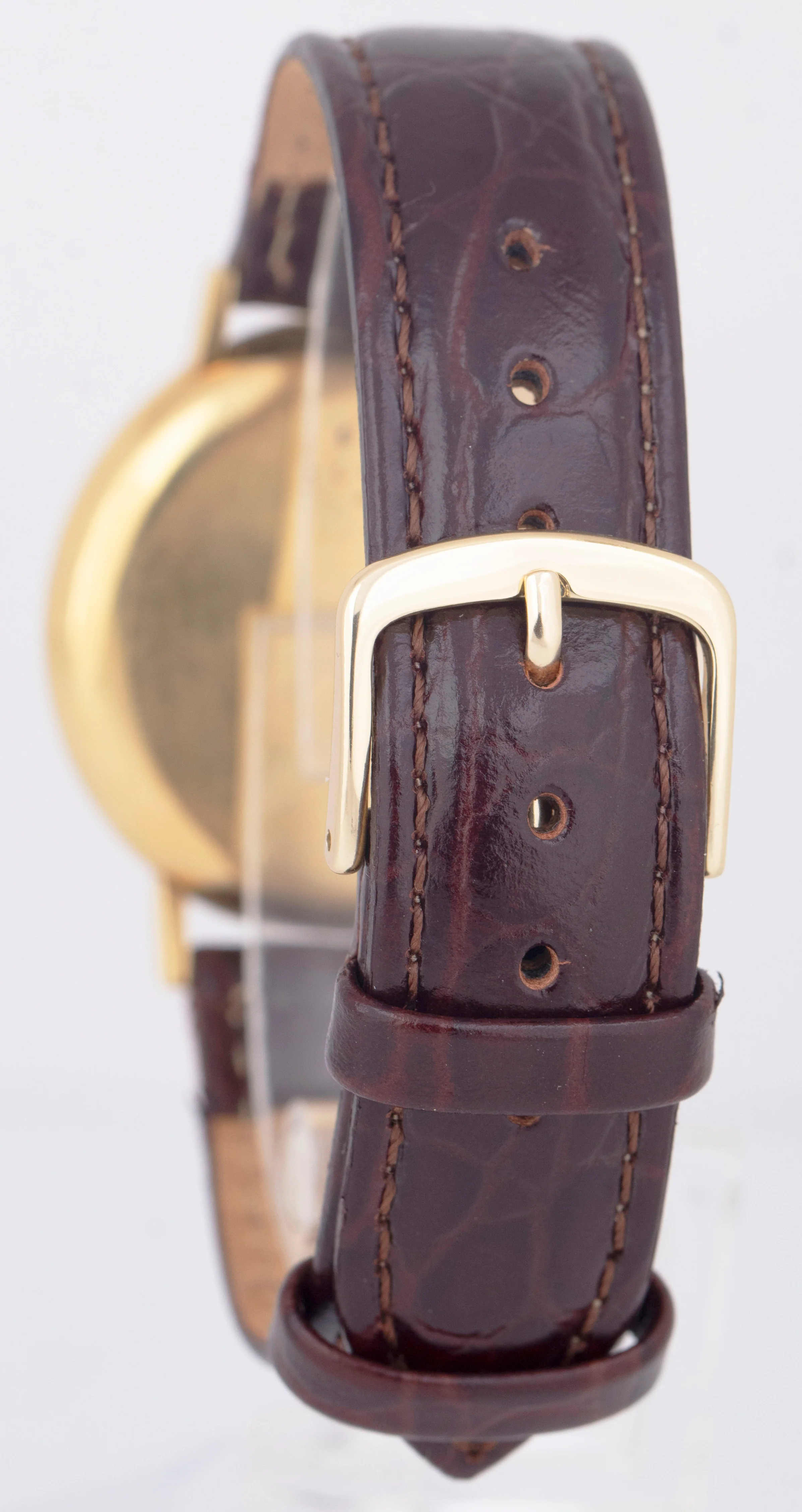 Chopard Geneve Automatic 1049 White 34mm 18K Yellow Gold Leather Automatic Watch - Image 5