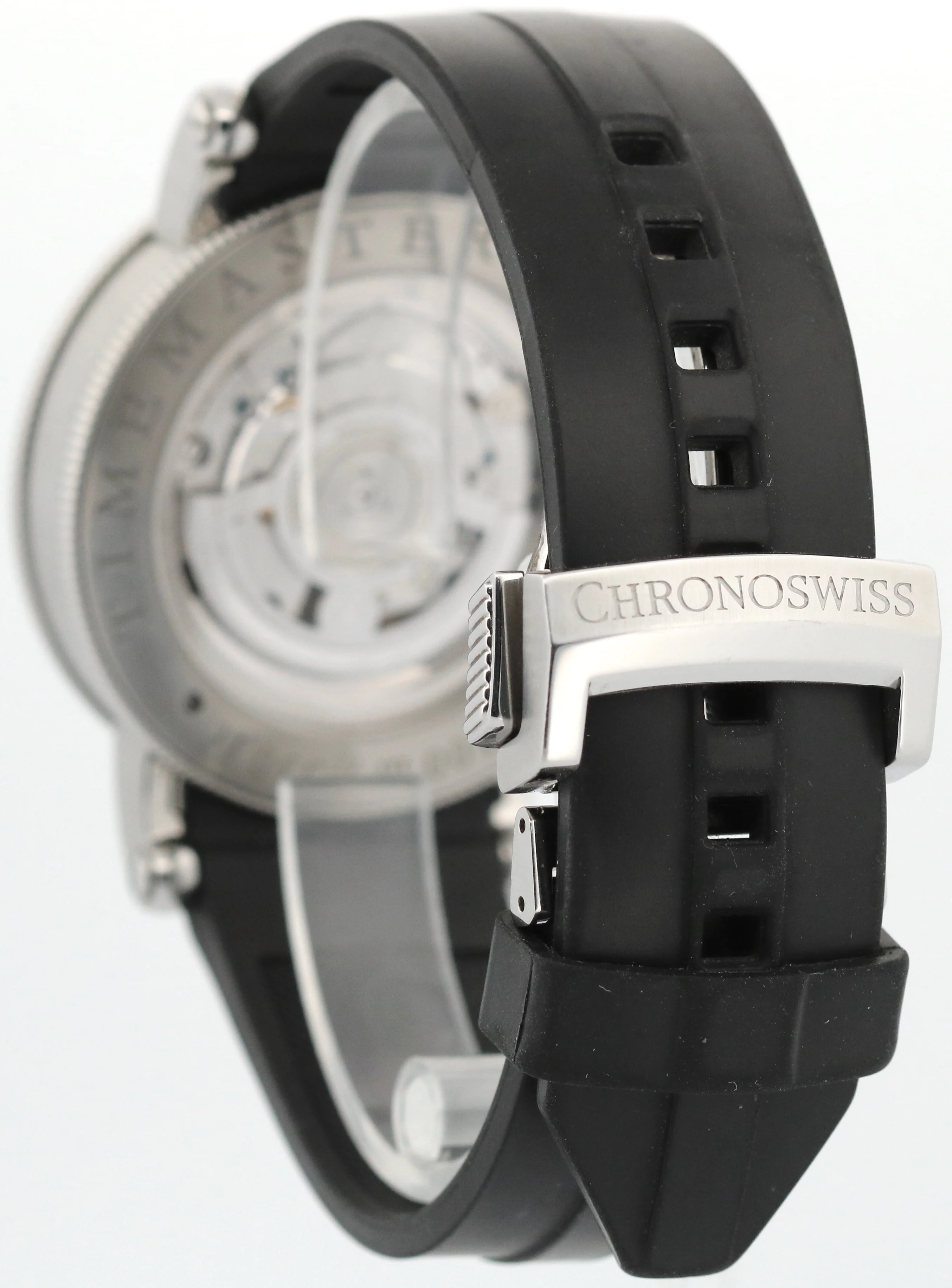Chronoswiss Timemaster Big Date 44mm Stainless Steel Rubber CH-3533ST Watch - Image 5