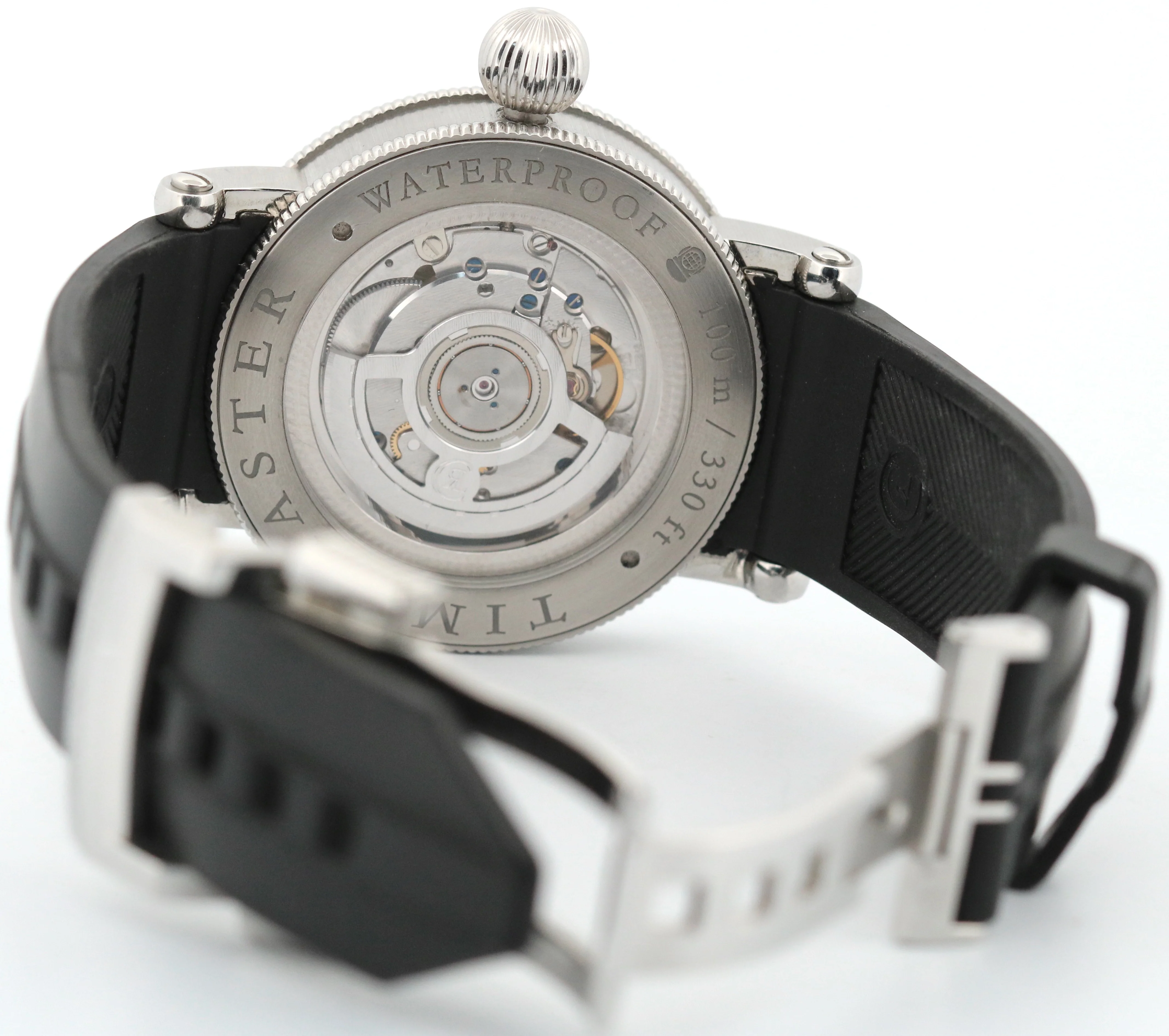 Chronoswiss Timemaster Big Date 44mm Stainless Steel Rubber CH-3533ST Watch - Image 7