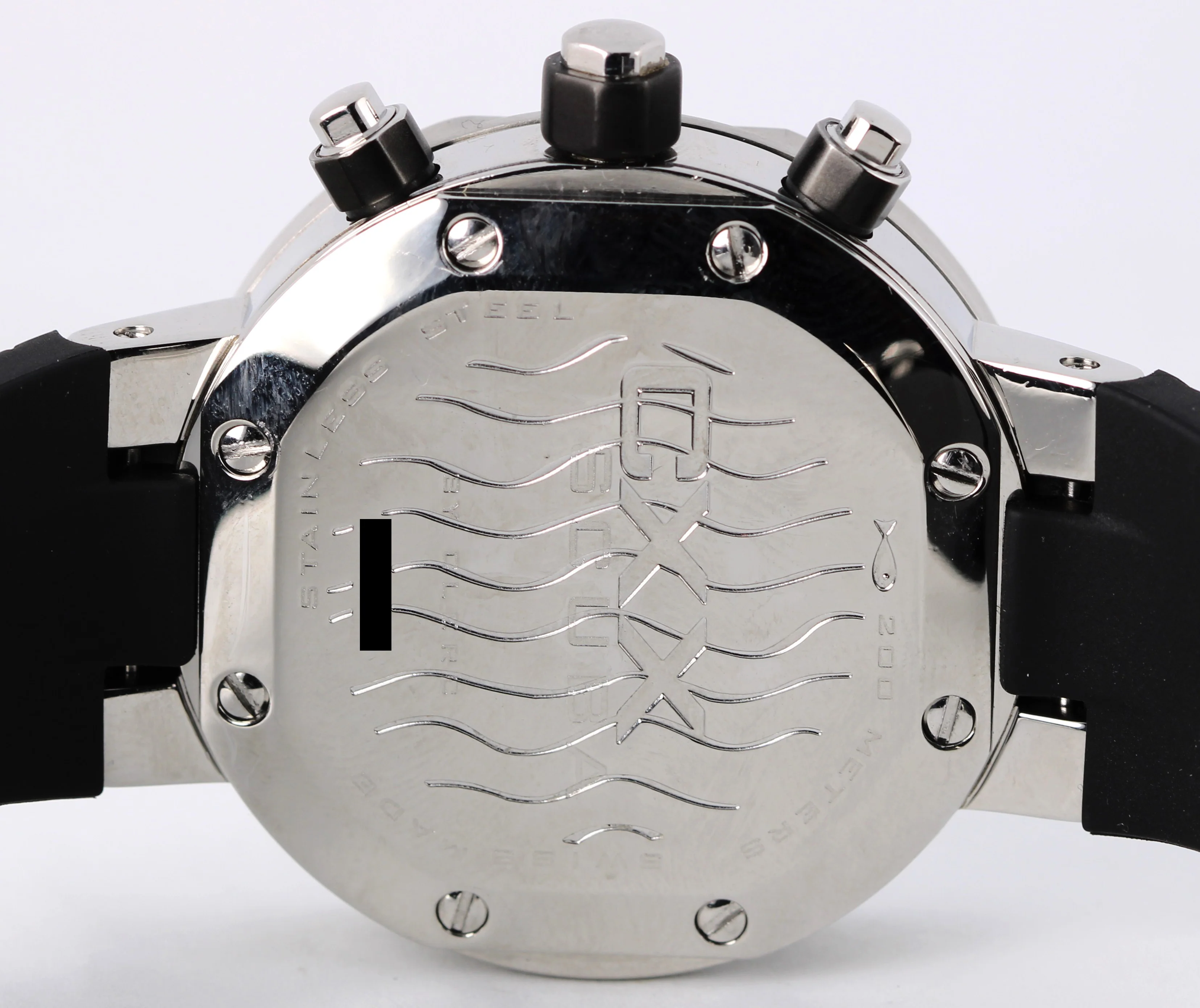 Clerc Geneve CXX Scuba DIAMONDS Chronograph Steel Silver 42mm CXXDSN115Q Watch - Image 9