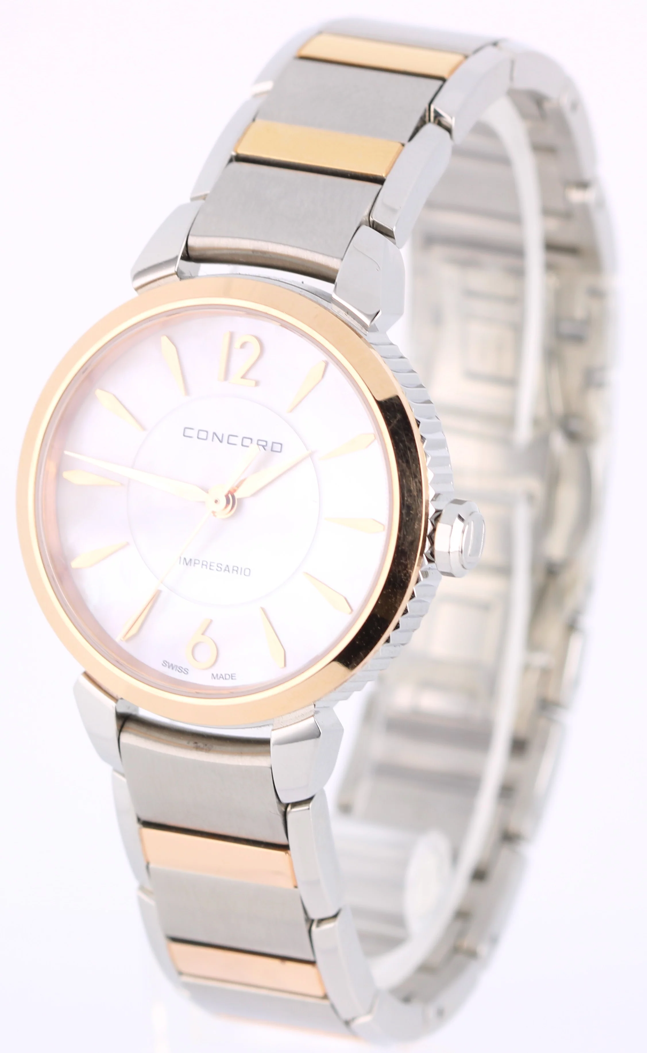 Concord Impresario TwoTone Rose Gold Mother of Pearl 32mm 06.3.15.1122 Watch BOX - Image 3