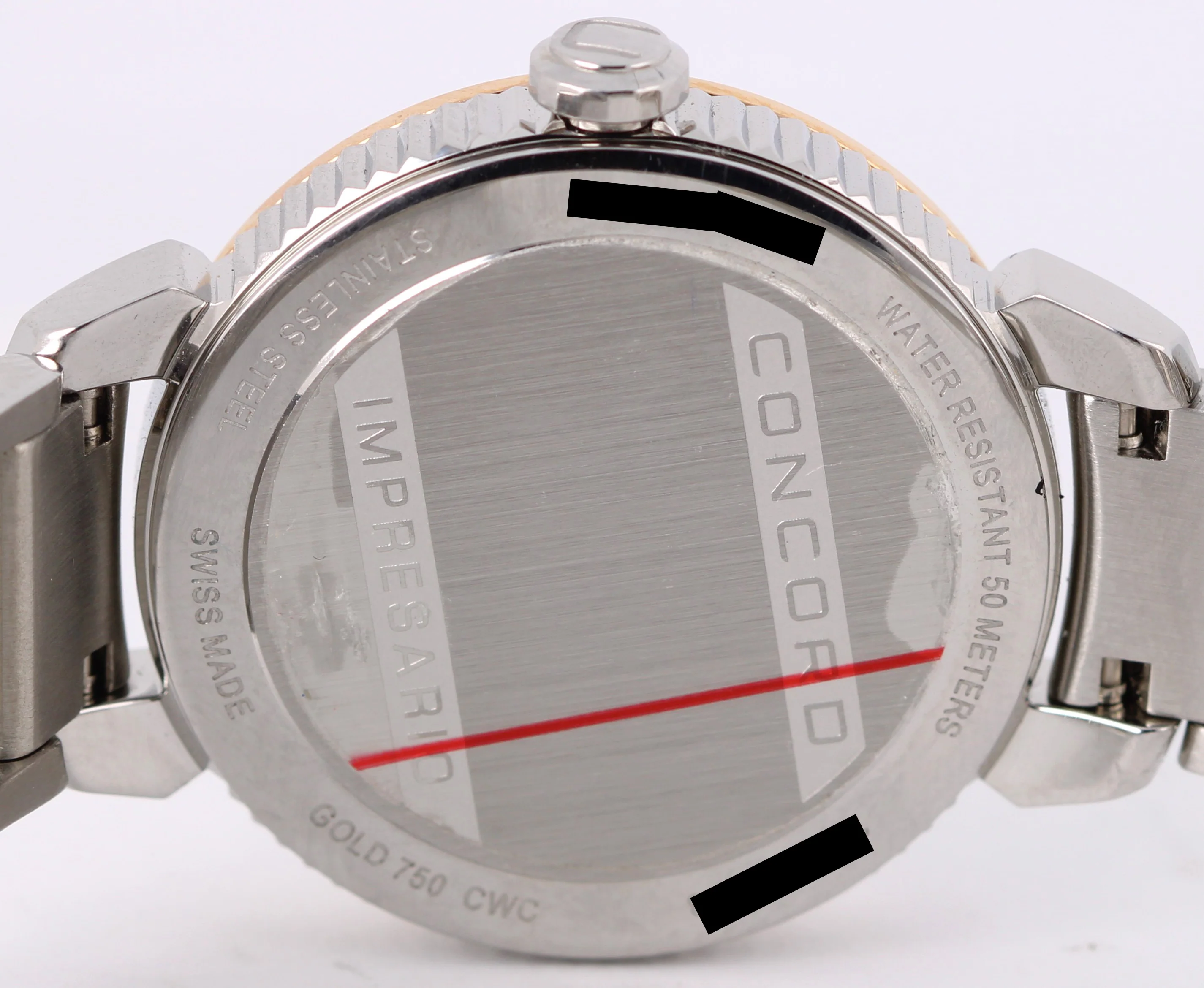 Concord Impresario TwoTone Rose Gold Mother of Pearl 32mm 06.3.15.1122 Watch BOX - Image 9