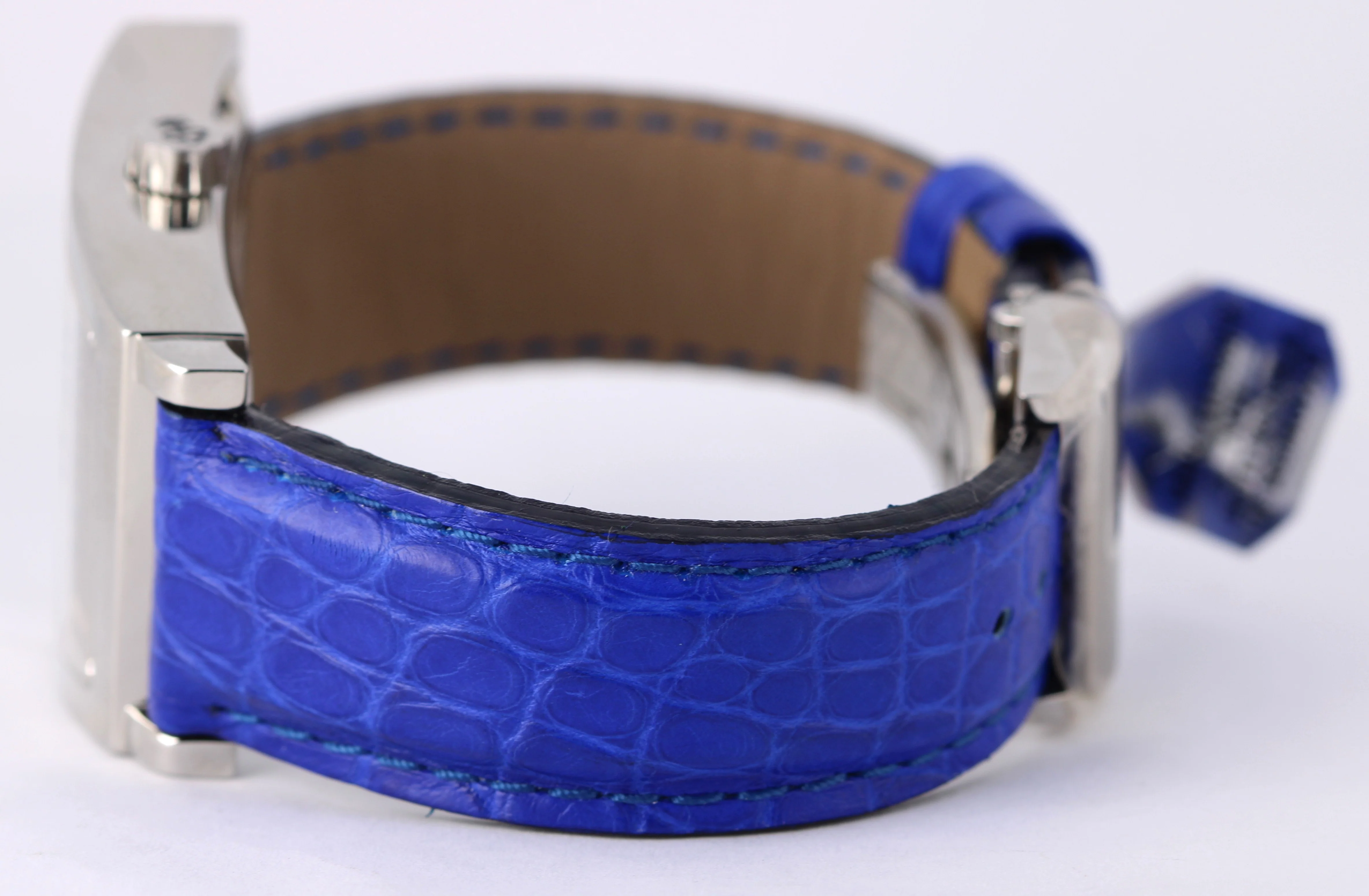Corum Trapeze LIMITED EDITION Silver Blue Roman Numeral 39mm 82.404.20 Watch BOX - Image 7