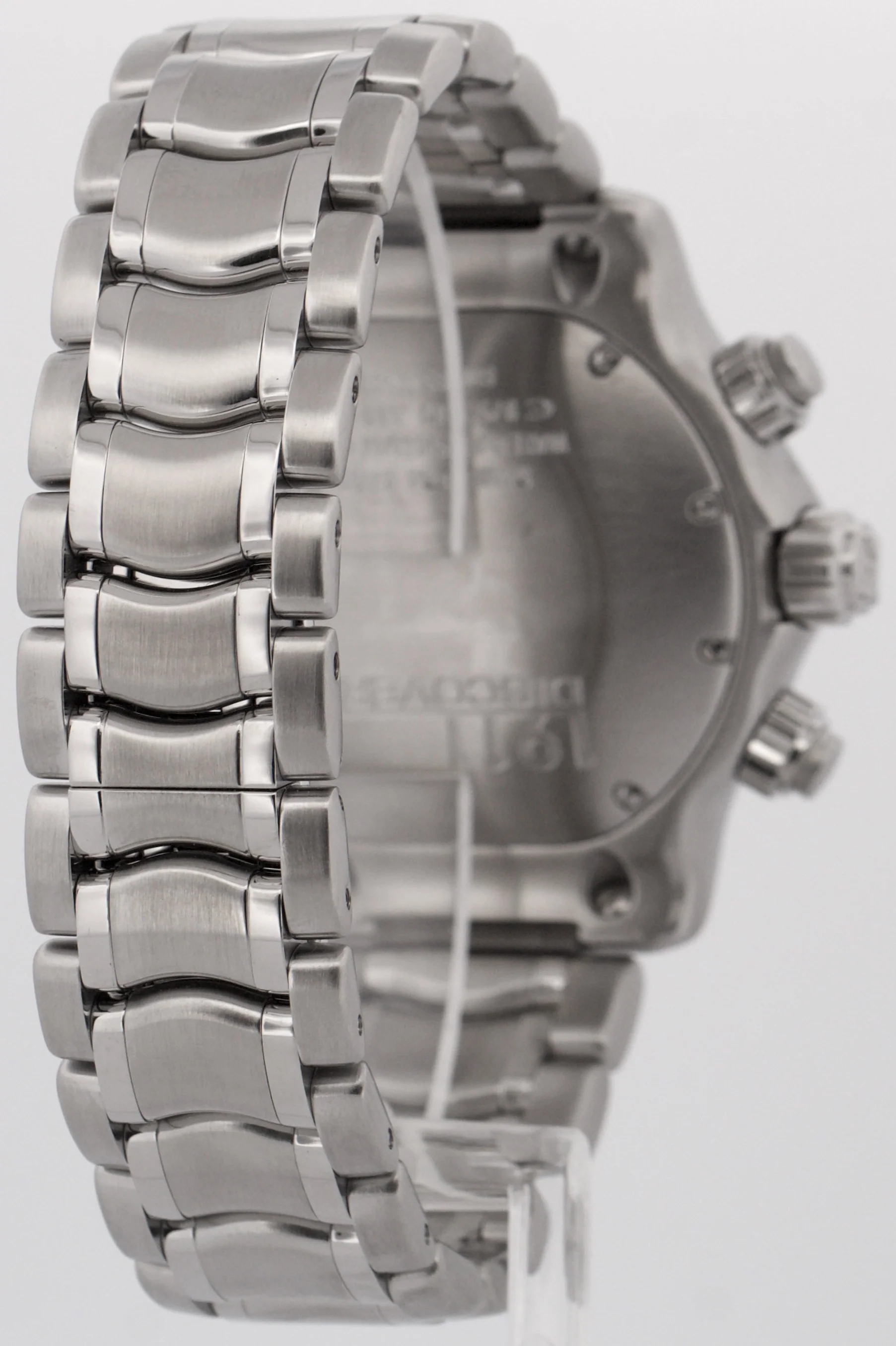 Ebel 1911 Discovery WHITE Chronograph Day Date Stainless Steel 43mm E9750L62 - Image 6
