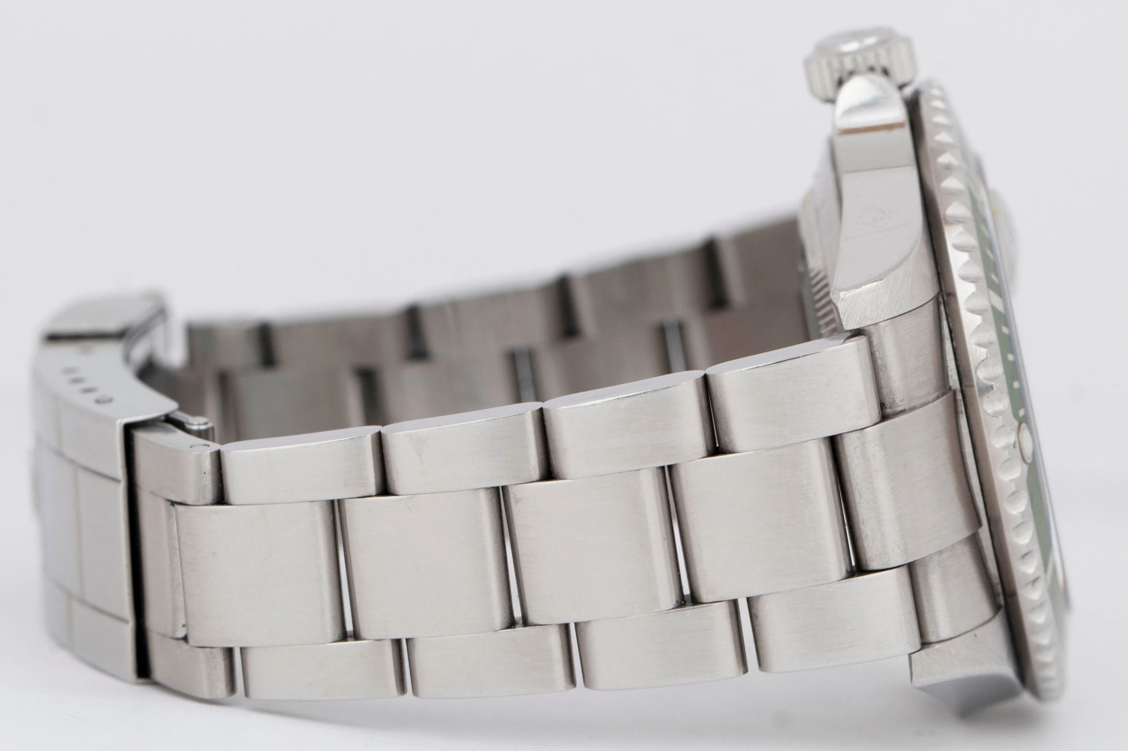 FLAT 4 UNPOLISHED Rolex Submariner Date KERMIT PAPERS Steel Watch 16610 LV B+P - Image 9