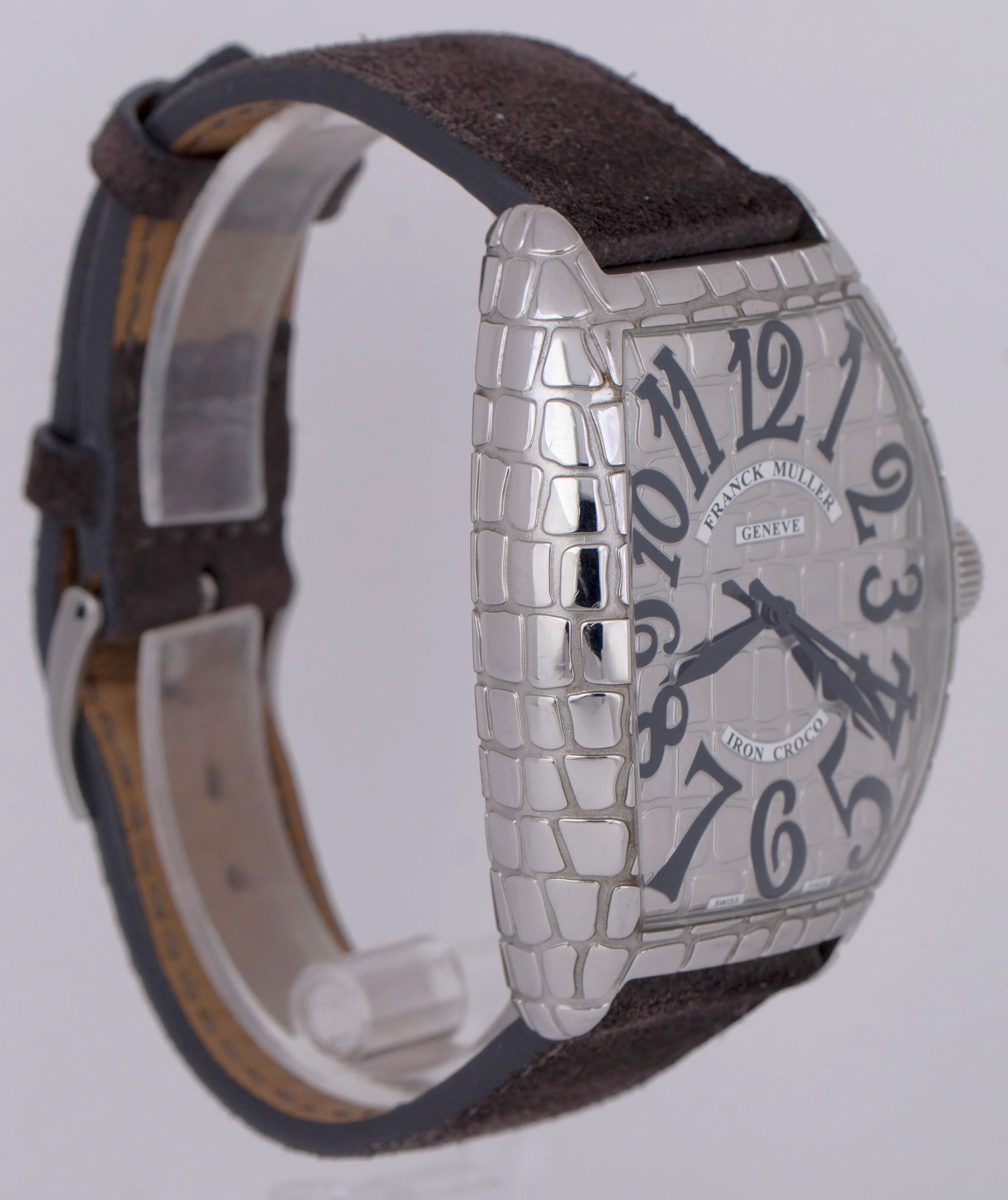 Franck Muller 8880 SC Iron Croco 39mm Stainless Steel Leather Automatic Watch - Image 3