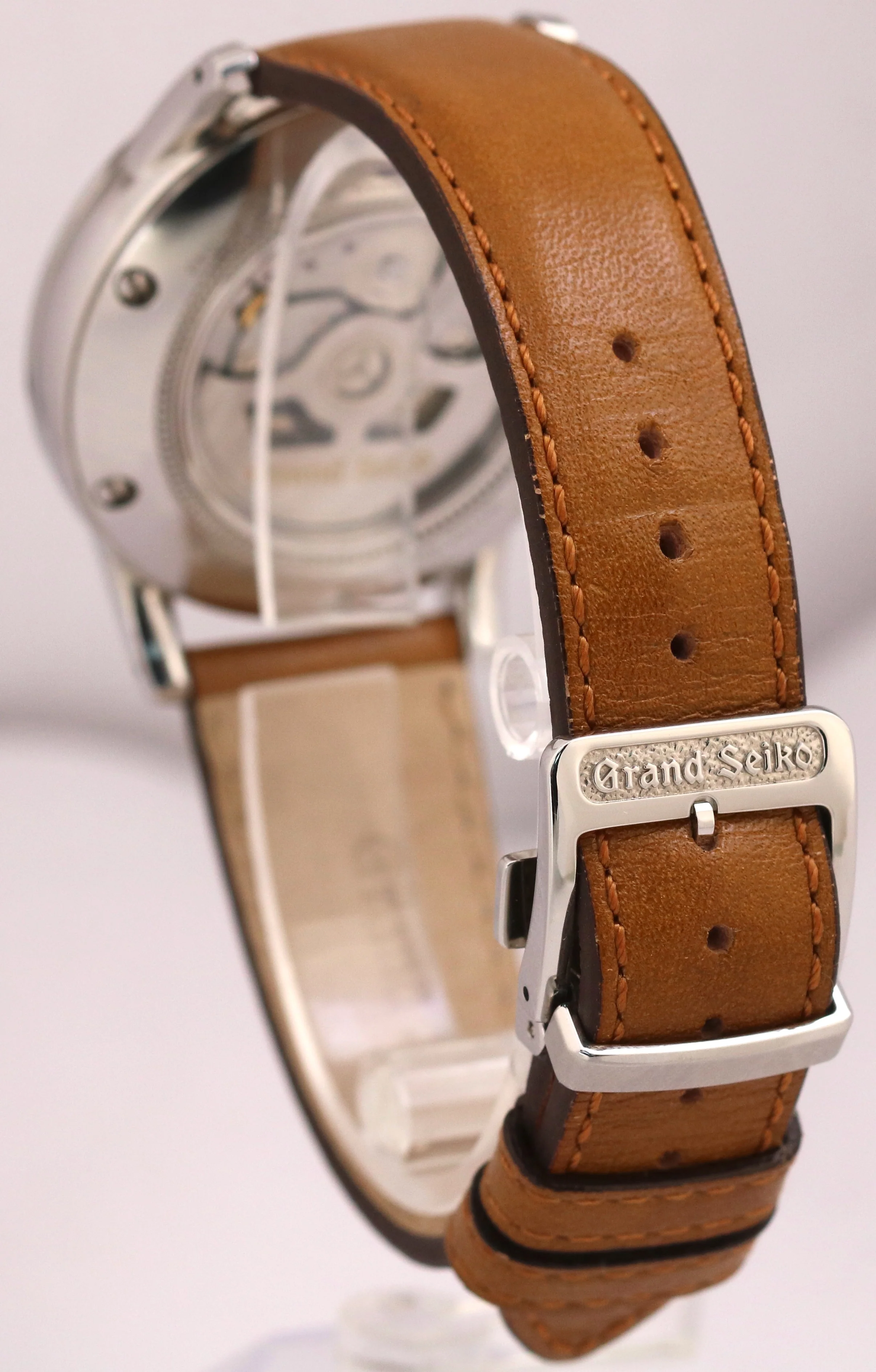 Grand Seiko Heritage Hi-Beat IVORY Steel Leather Automatic 40mm SBGH013 BOX - Image 5