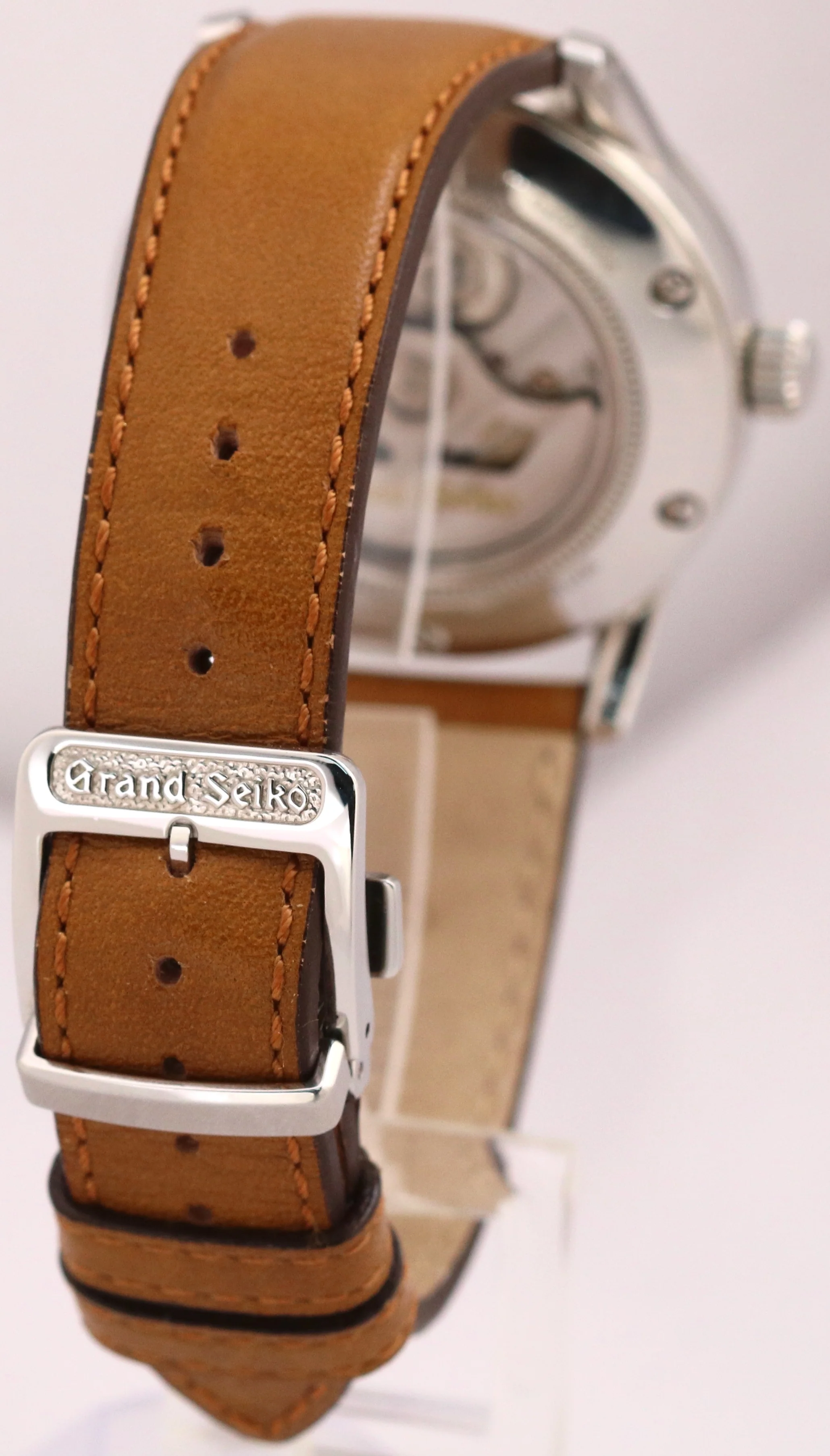 Grand Seiko Heritage Hi-Beat IVORY Steel Leather Automatic 40mm SBGH013 BOX - Image 6