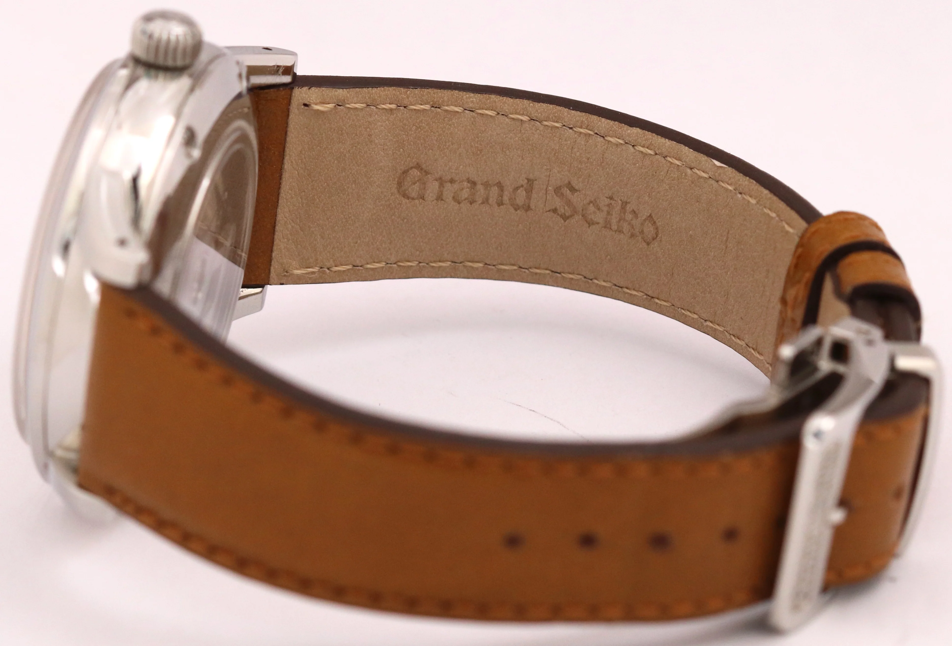 Grand Seiko Heritage Hi-Beat IVORY Steel Leather Automatic 40mm SBGH013 BOX - Image 7