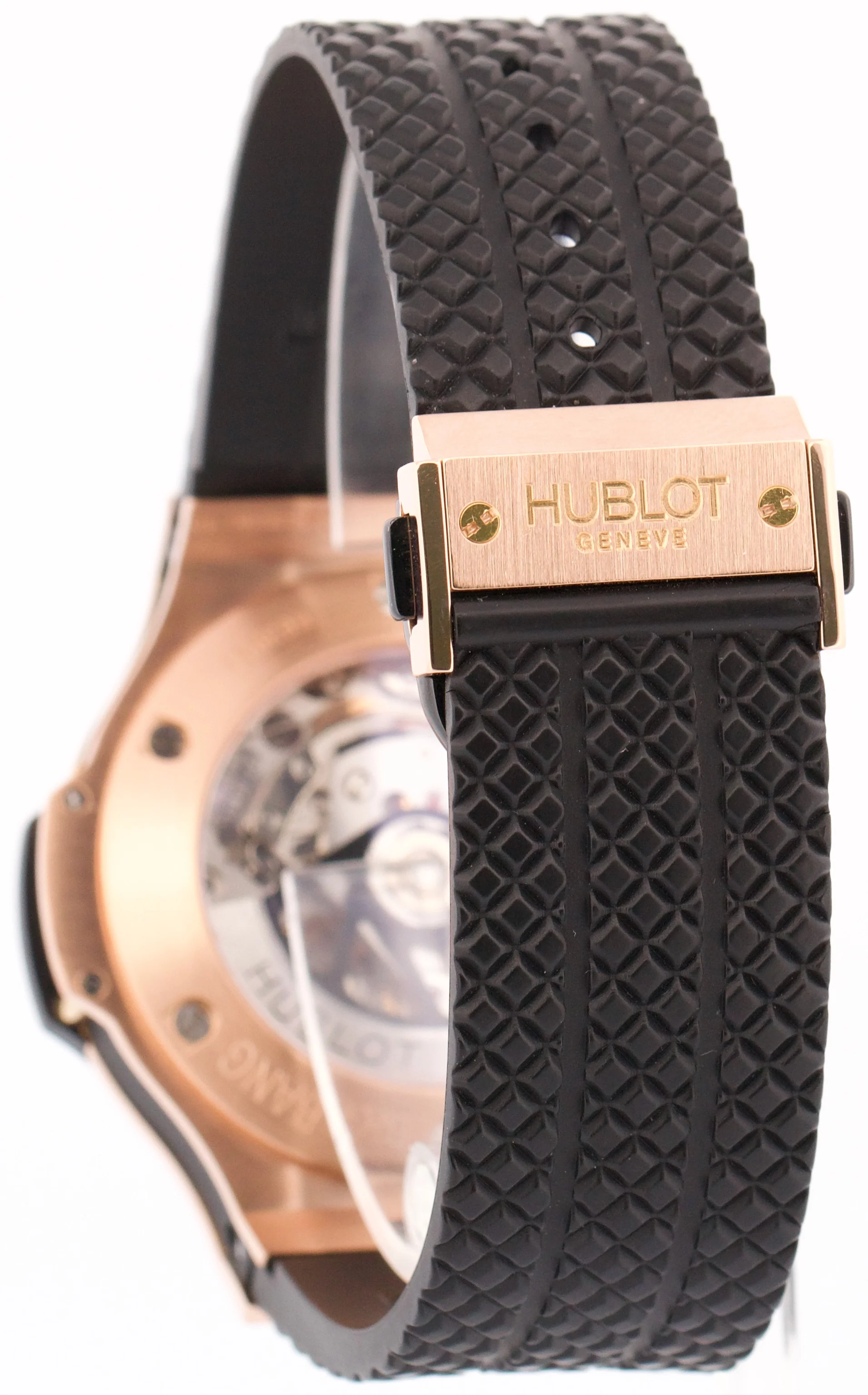 Hublot Big Bang Black 301.PB.131.RX Black 18K Rose Gold CARBON Rubber 44mm Watch - Image 5