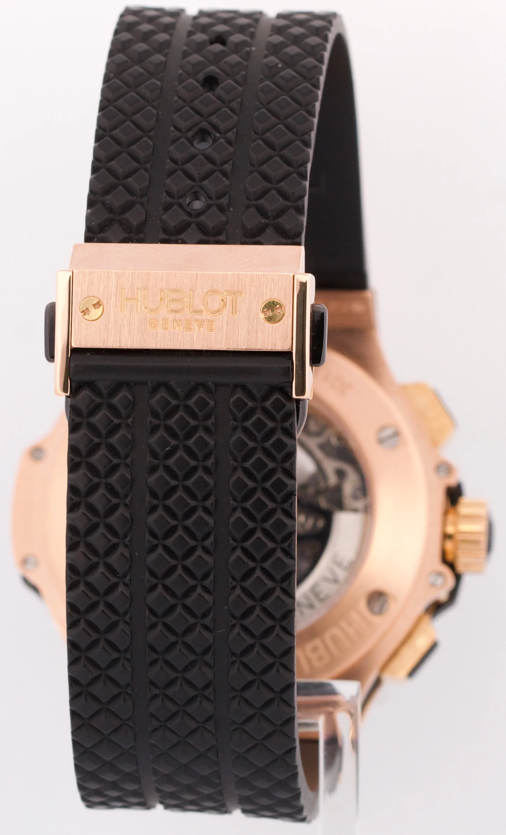 Hublot Big Bang Black 301.PB.131.RX Black 18K Rose Gold CARBON Rubber 44mm Watch - Image 6