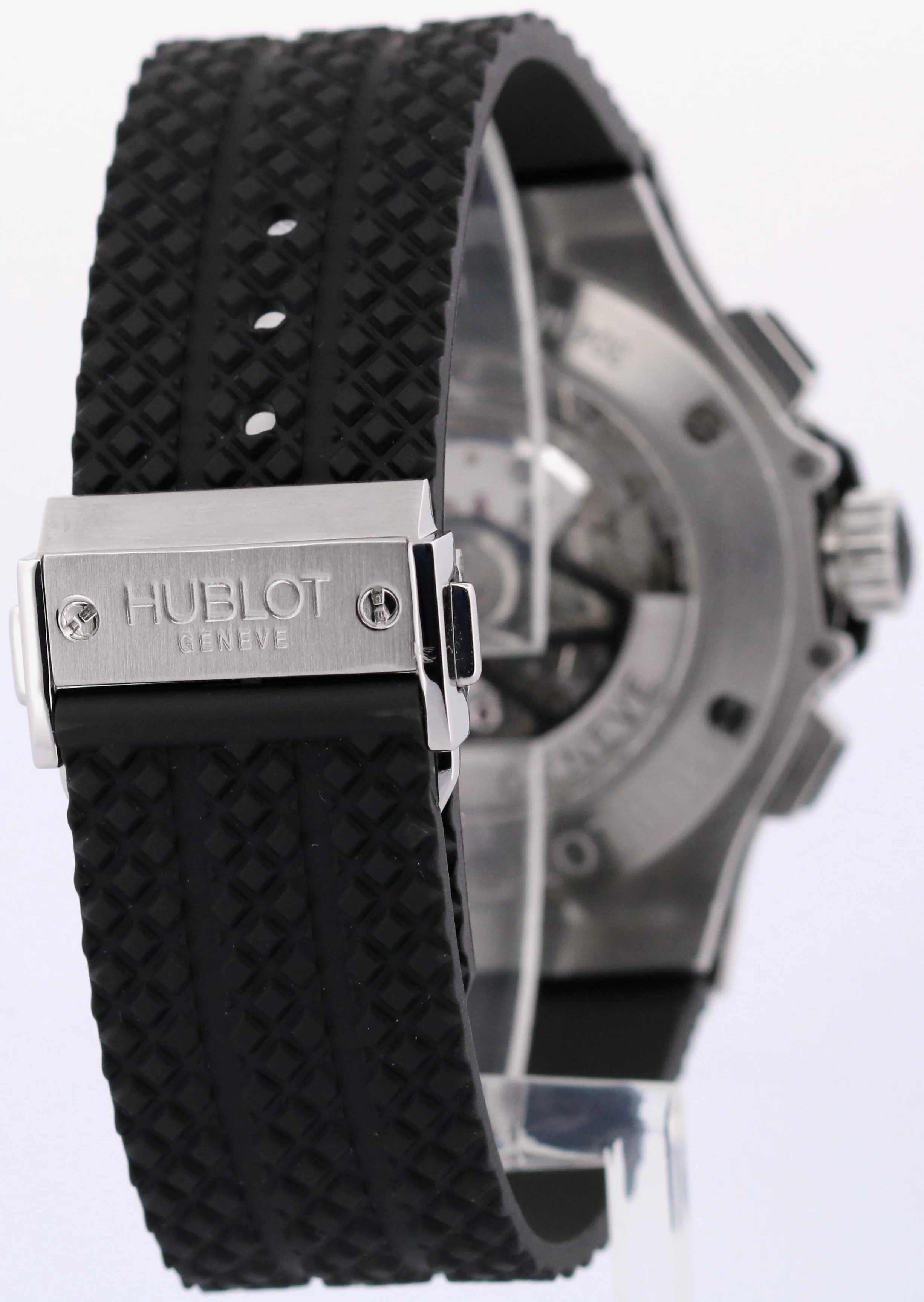 Hublot Big Bang BLACK DIAMOND Stainless Steel 44mm Rubber 301.SX.130.RX.114 - Image 6