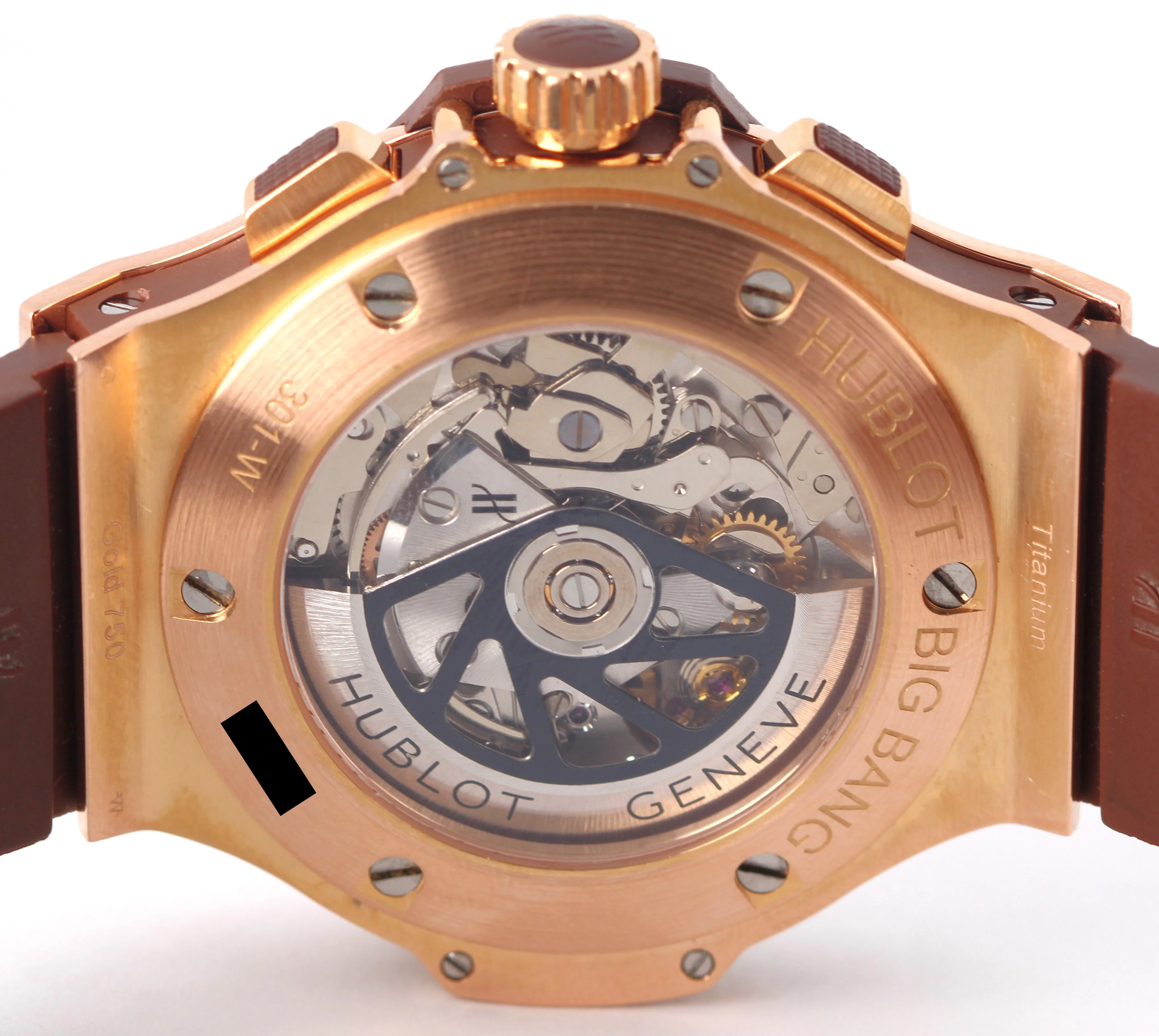 Hublot Big Bang CAPPUCINO Gold Titanium Brown Chocolate 41mm 341.PC.1007.RX.114 - Image 9