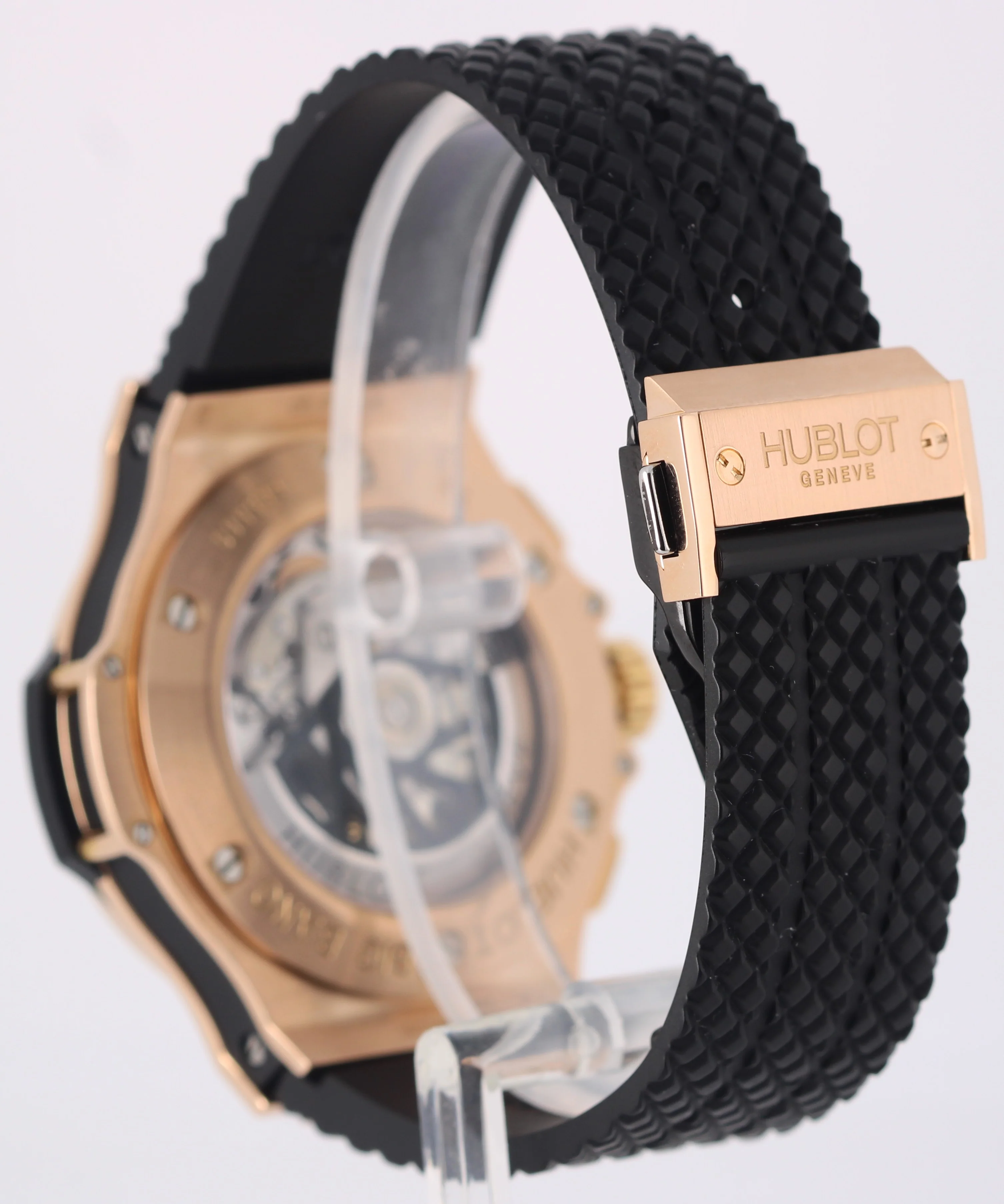 Hublot Big Bang Chronograph 18k Rose Gold DIAMOND Black 44mm 301.PX.1180.RX.1104 - Image 6
