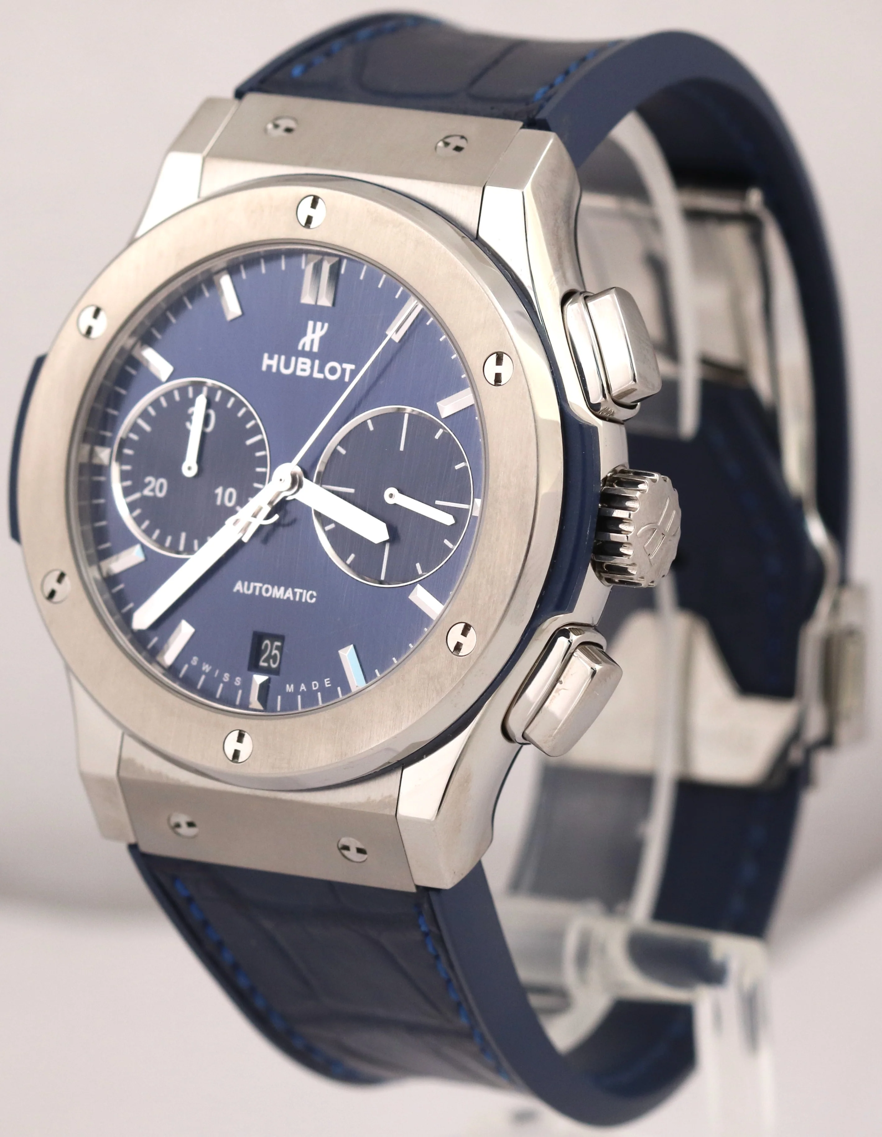 Hublot Classic BLUE Classic Fusion Chronograph Titanium 45mm 521.NX.7170.RX - Image 3