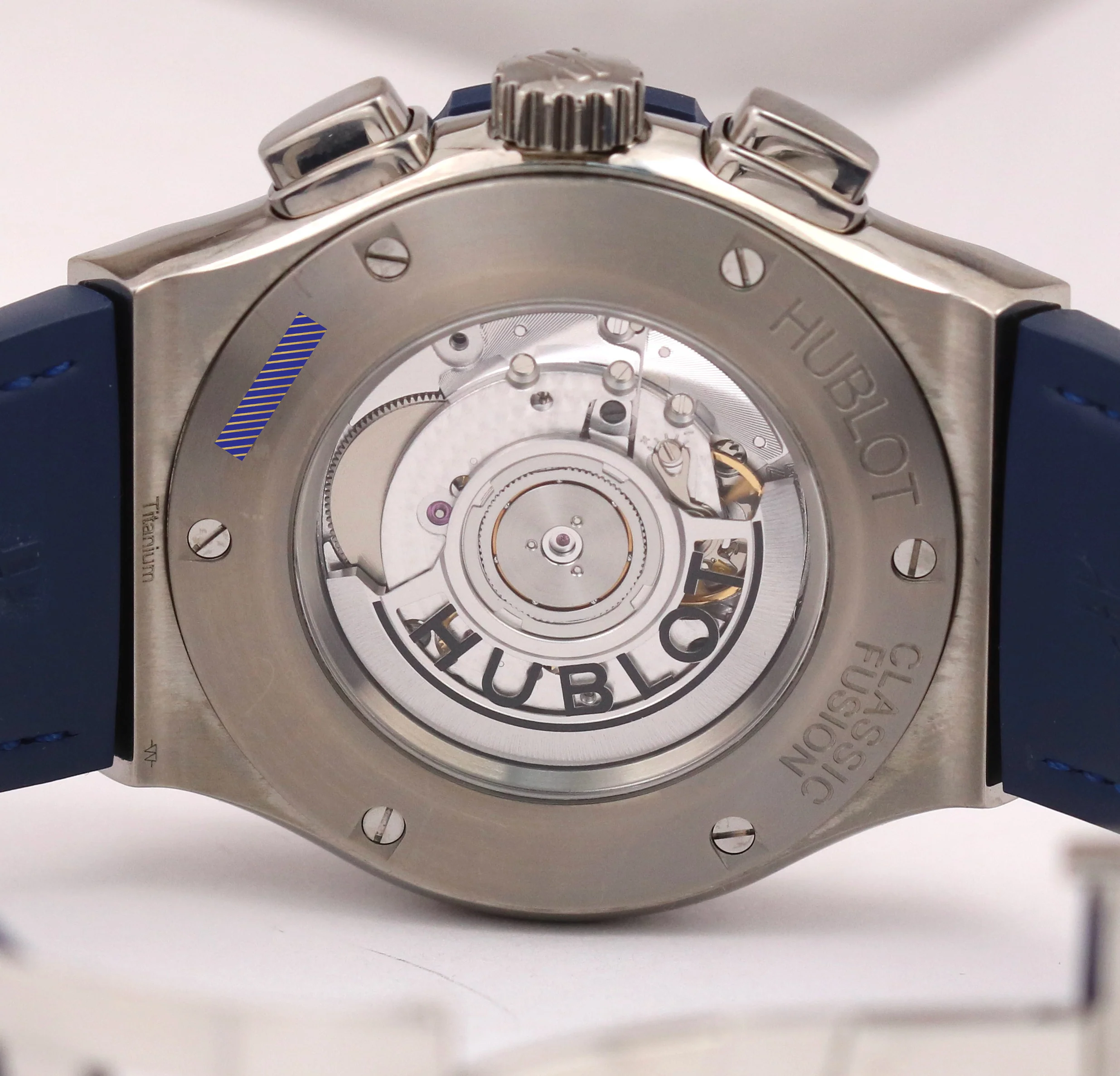 Hublot Classic BLUE Classic Fusion Chronograph Titanium 45mm 521.NX.7170.RX - Image 9