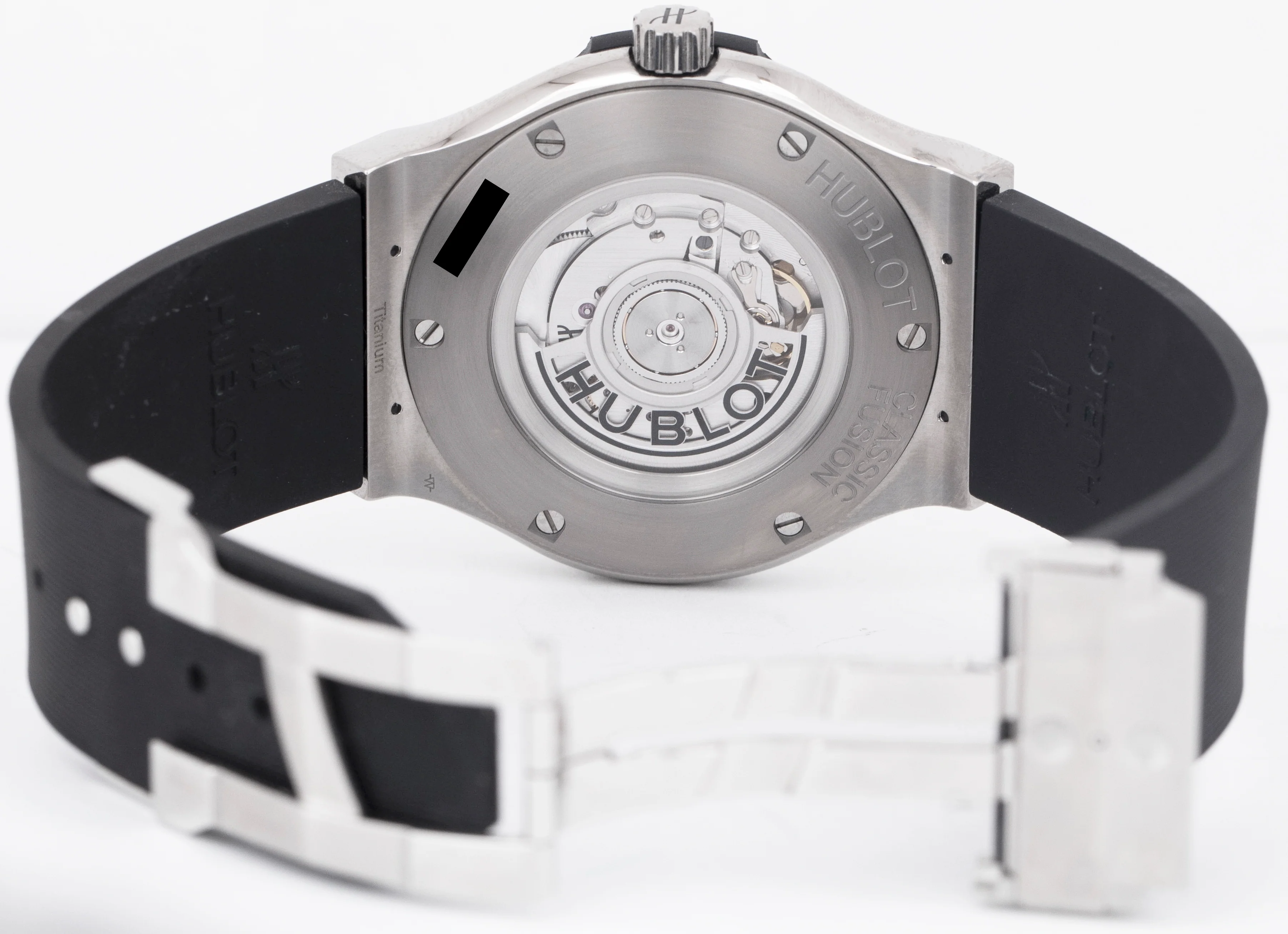 Hublot Classic Fusion Oplain Titanium Silver 42mm Date Watch 542.NX.2611.RX - Image 6