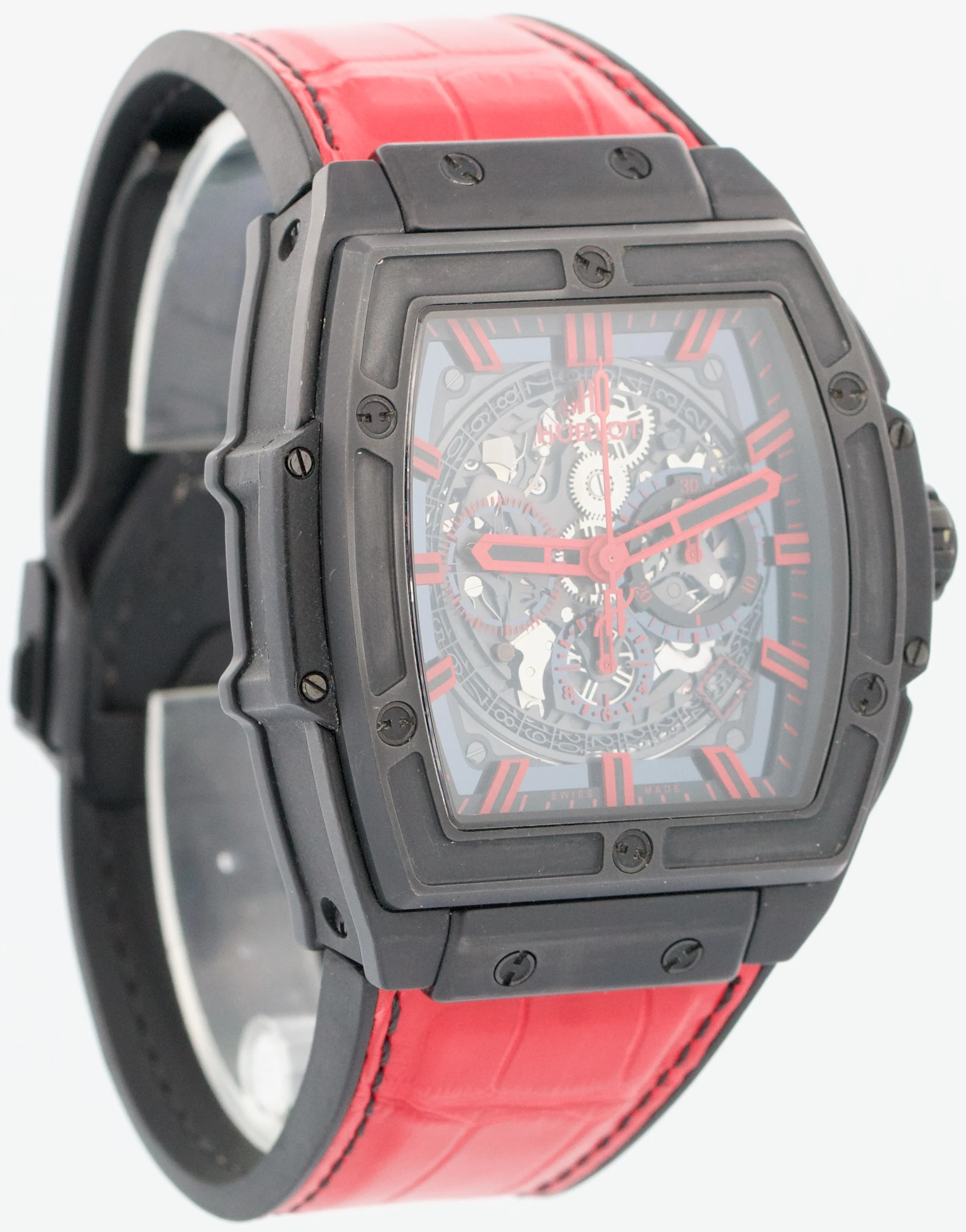 Hublot Spirit of Big Bang Ceramic Black Red SKELETON 45mm 601.CR.0130.LR BOX - Image 4